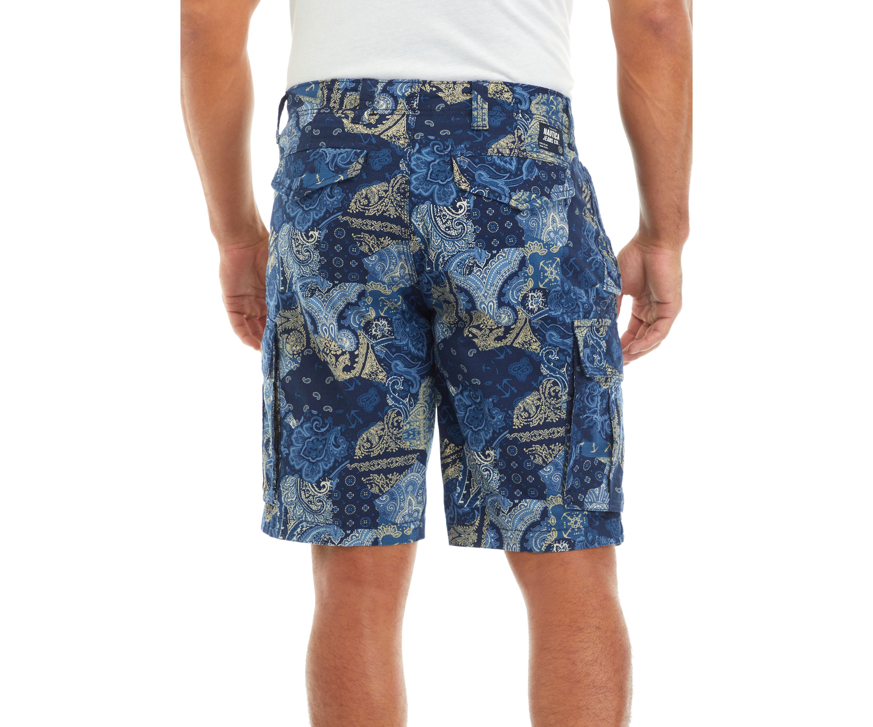 9.5" Printed Ripstop Cargo Shorts