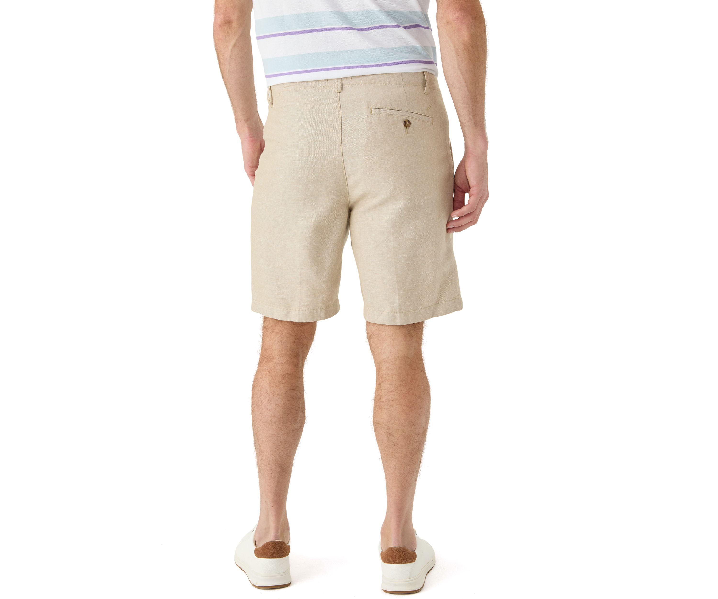 Solid Linen Shorts