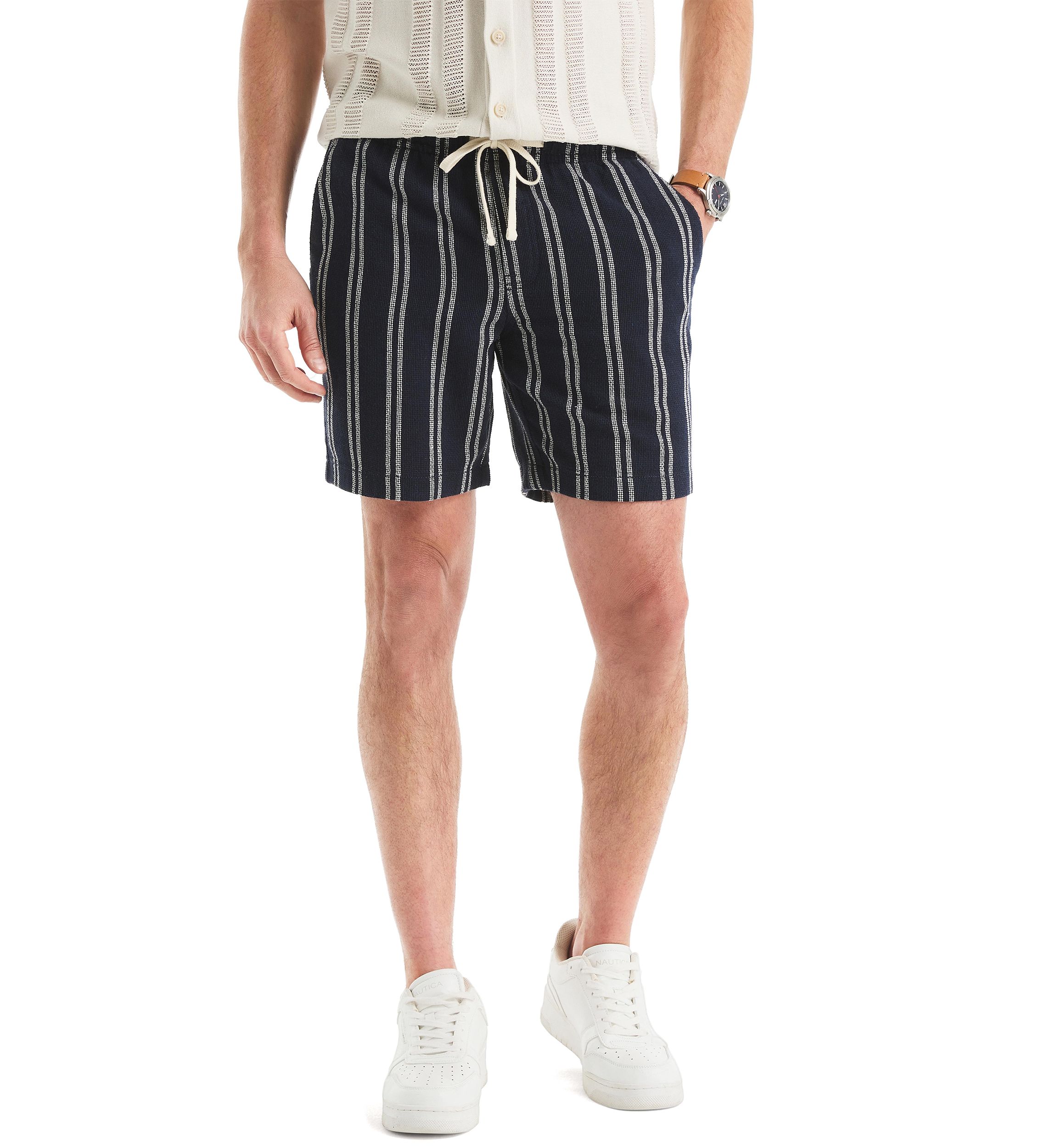 7" Striped Pull-On Shorts
