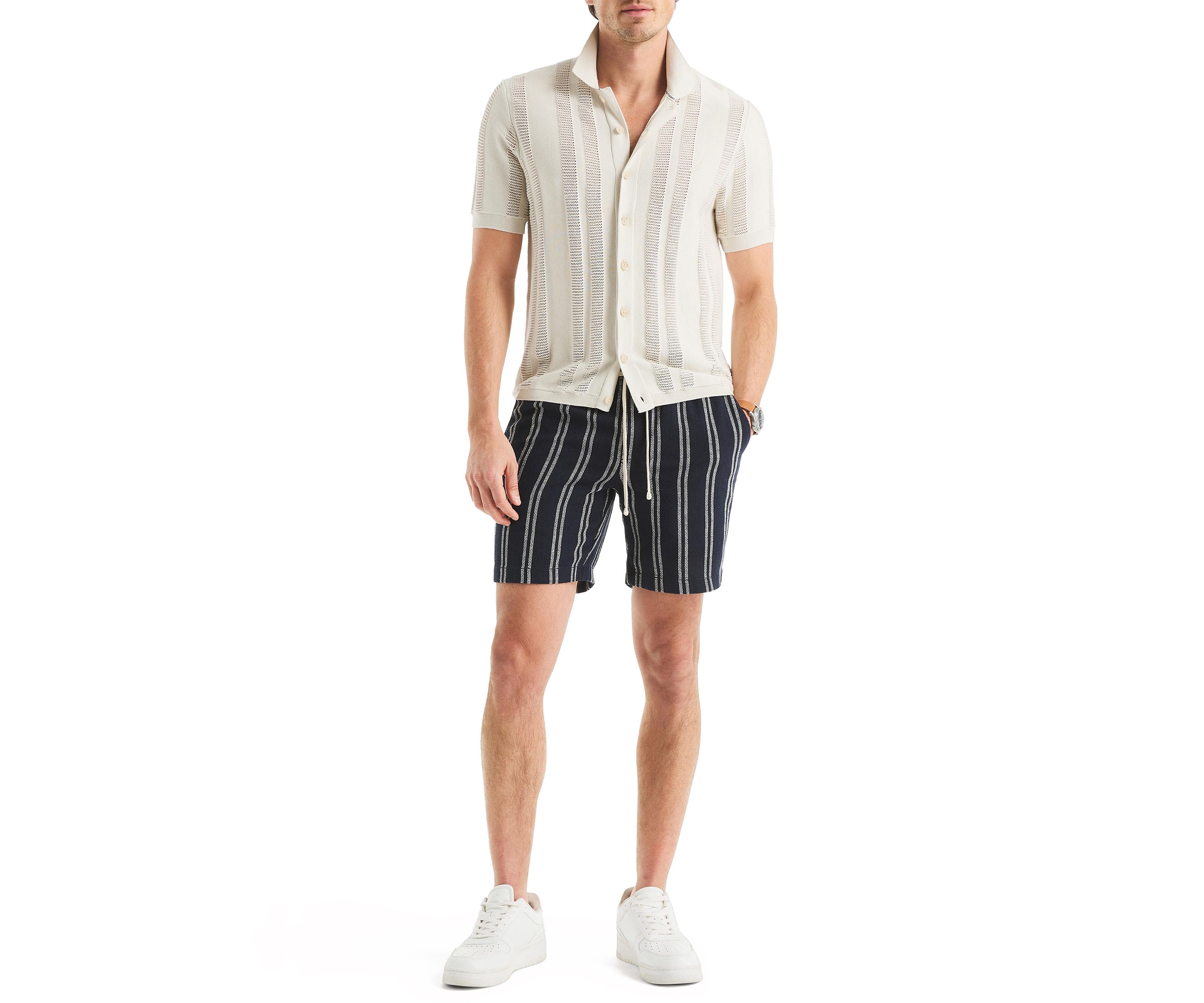 7" Striped Pull-On Shorts