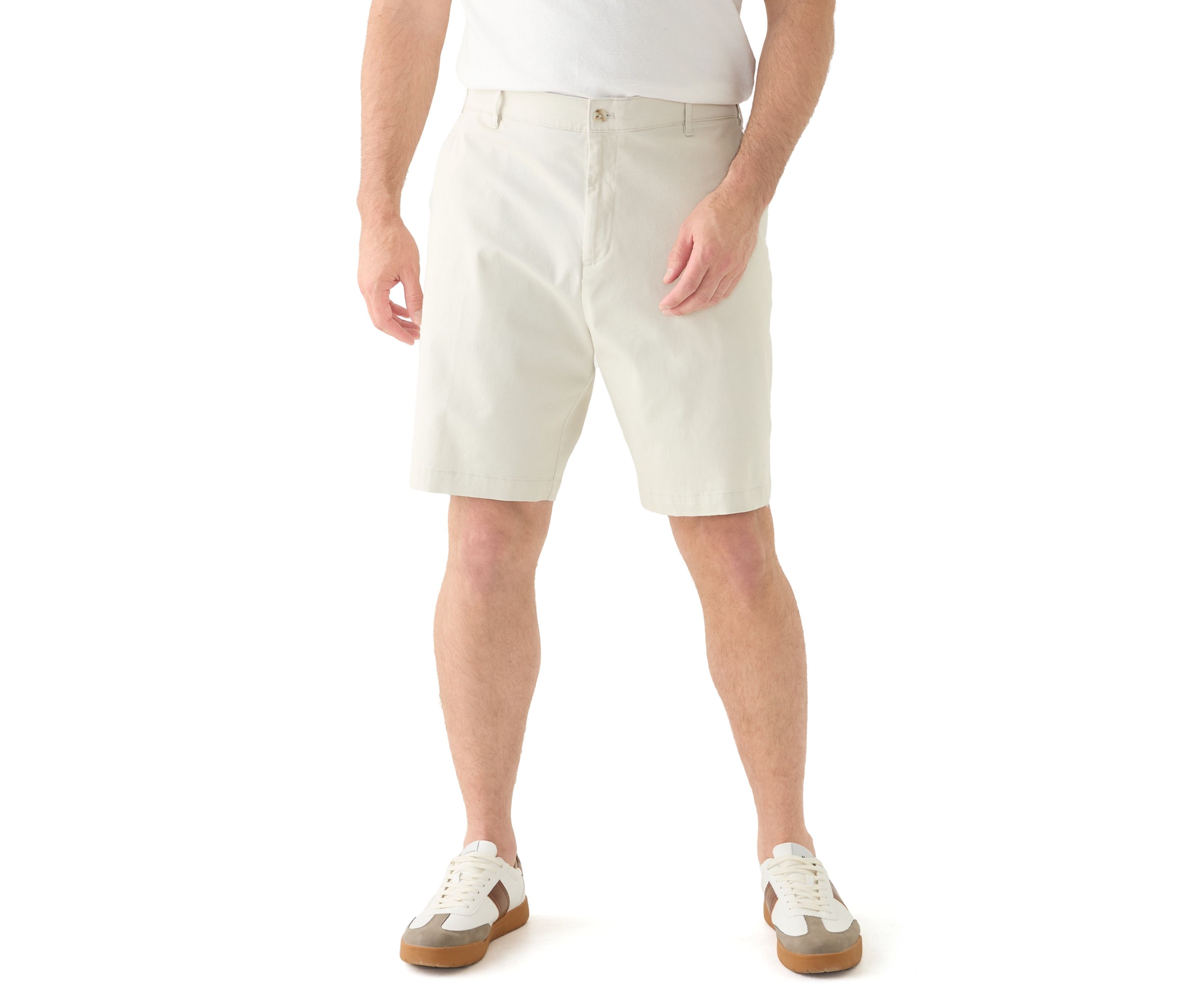 Big & Tall Anchor 8.5" Flat Front Deck Shorts