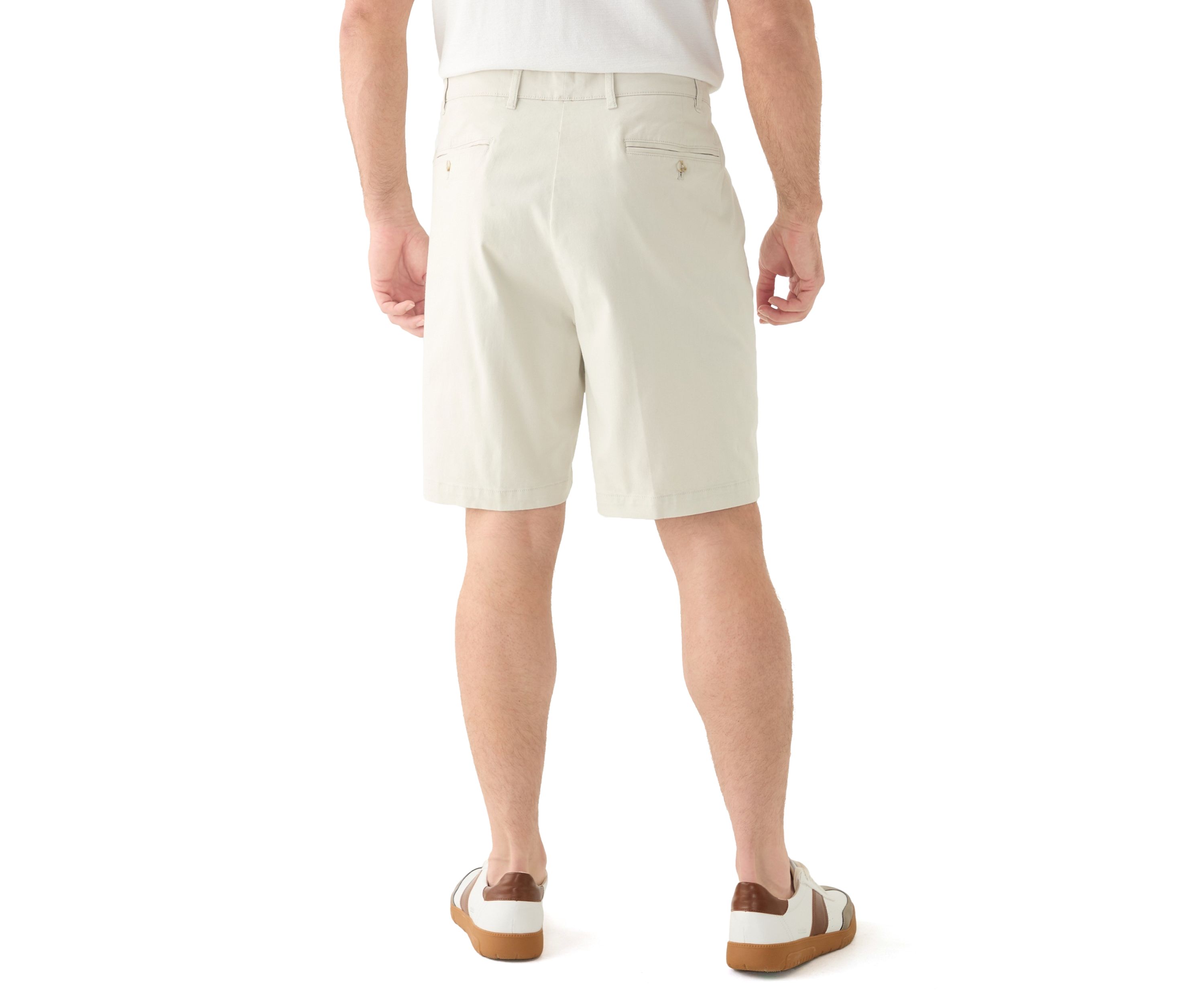 Big & Tall Anchor 8.5" Flat Front Deck Shorts