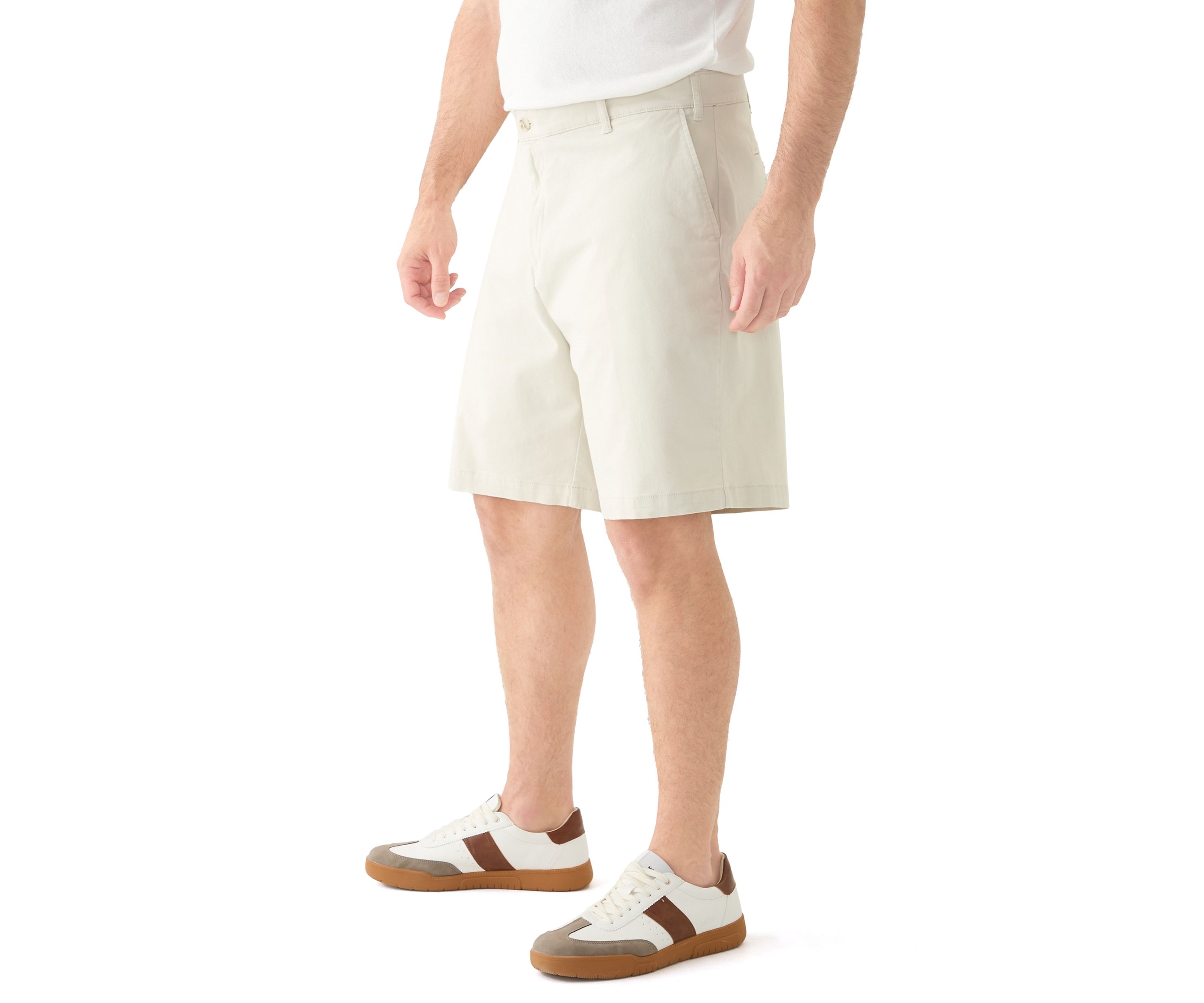 Big & Tall Anchor 8.5" Flat Front Deck Shorts