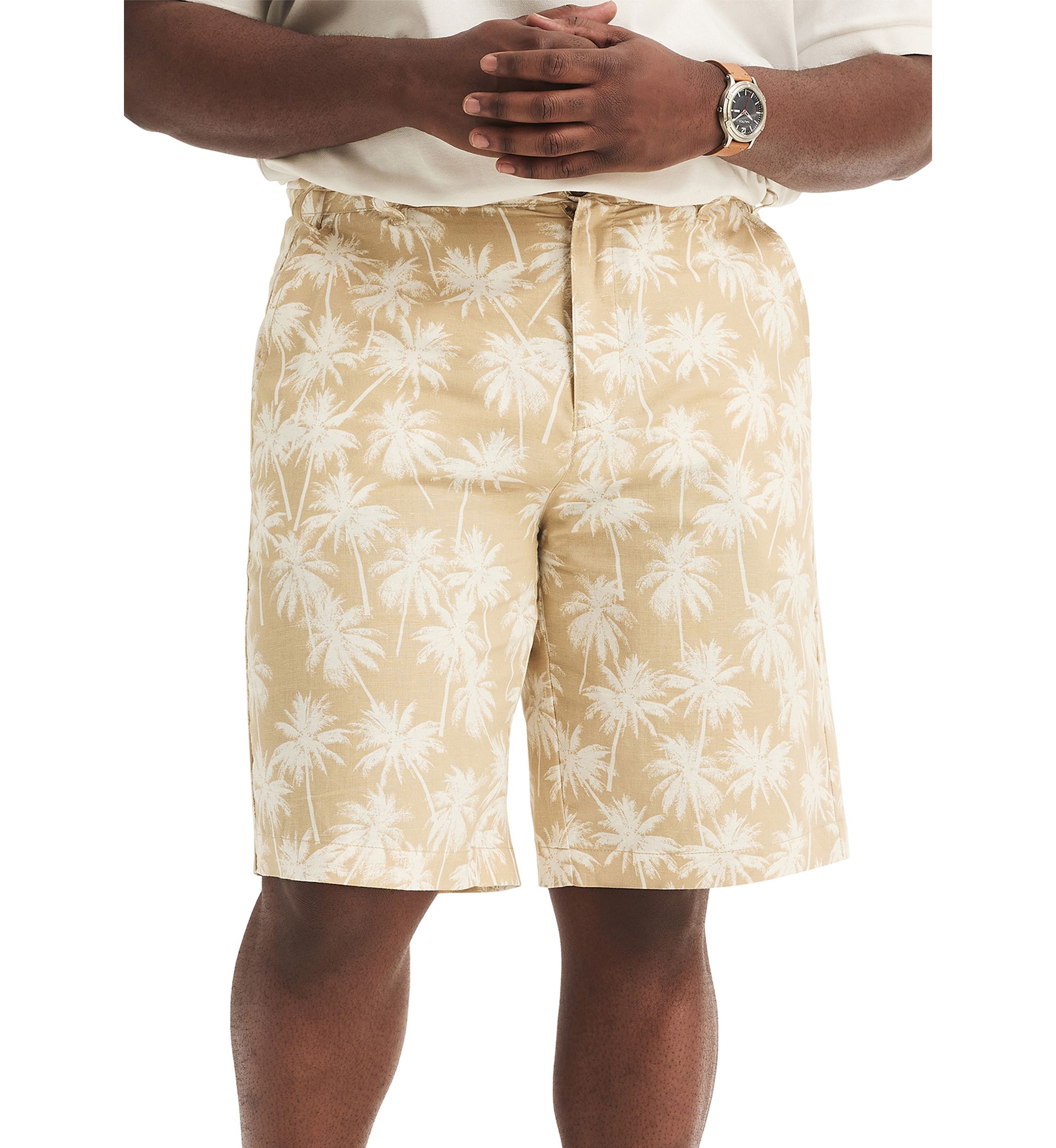 Big & Tall Printed Cabana Shorts