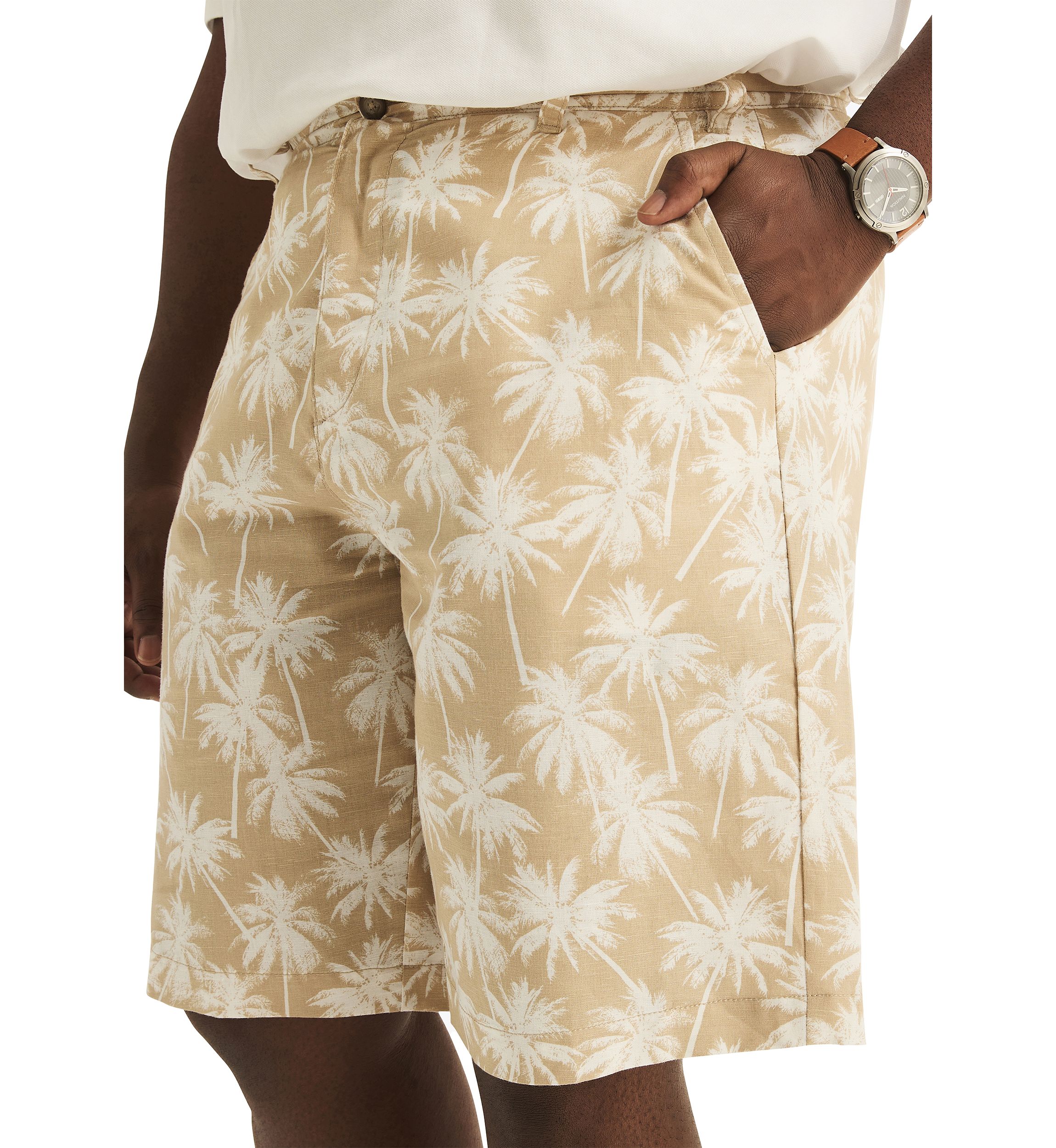 Big & Tall Printed Cabana Shorts