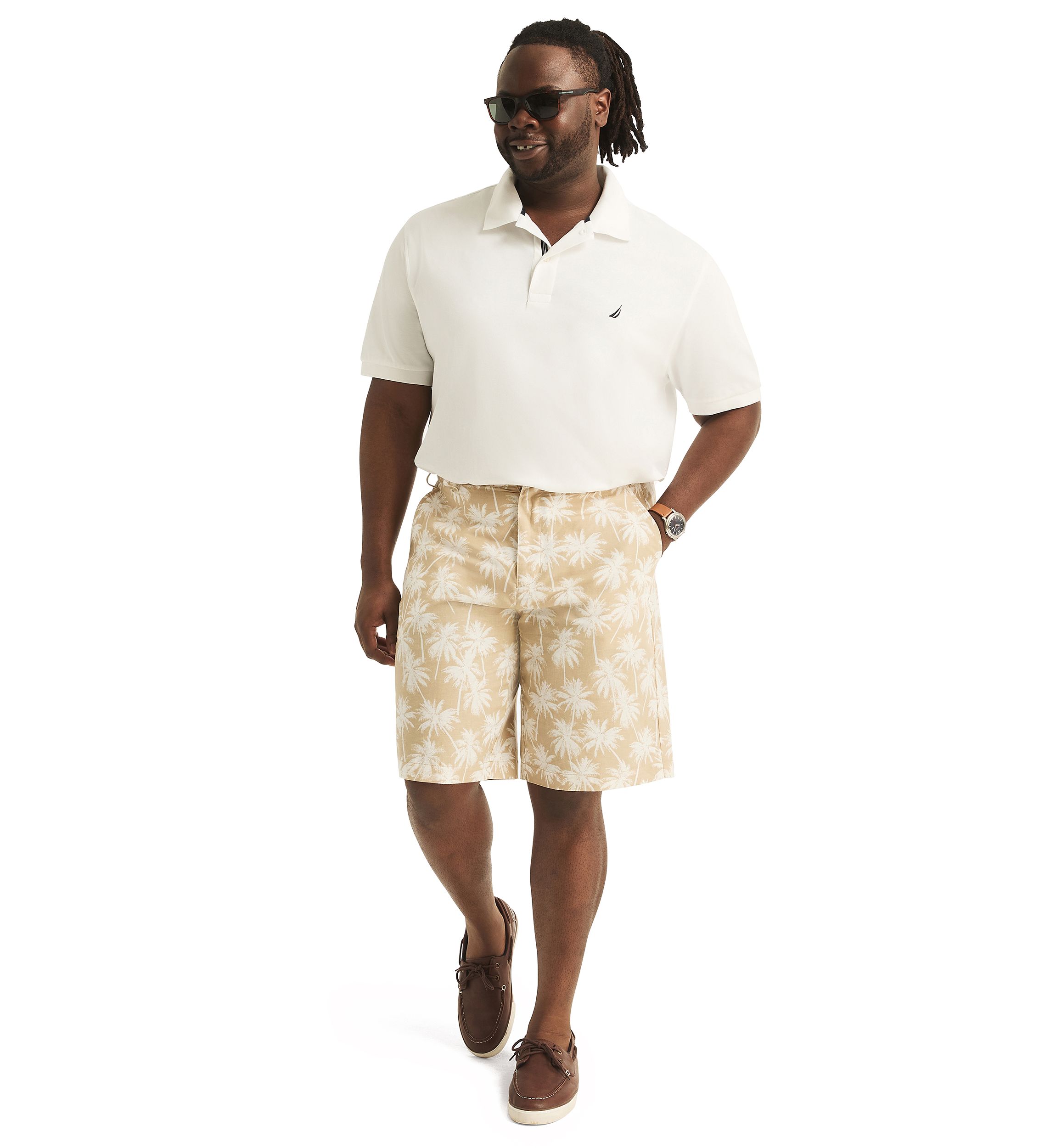 Big & Tall Printed Cabana Shorts