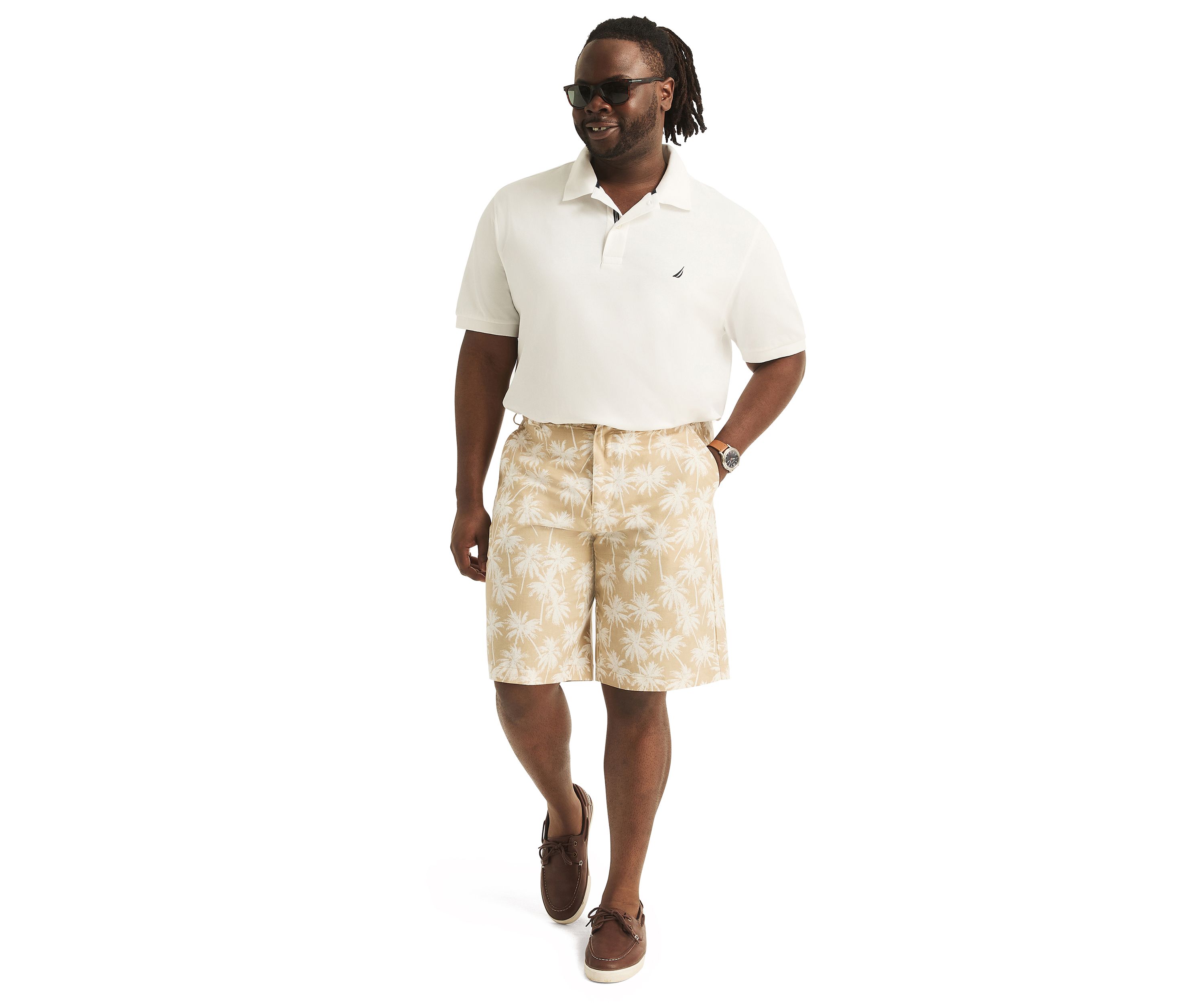 Big & Tall Printed Cabana Shorts