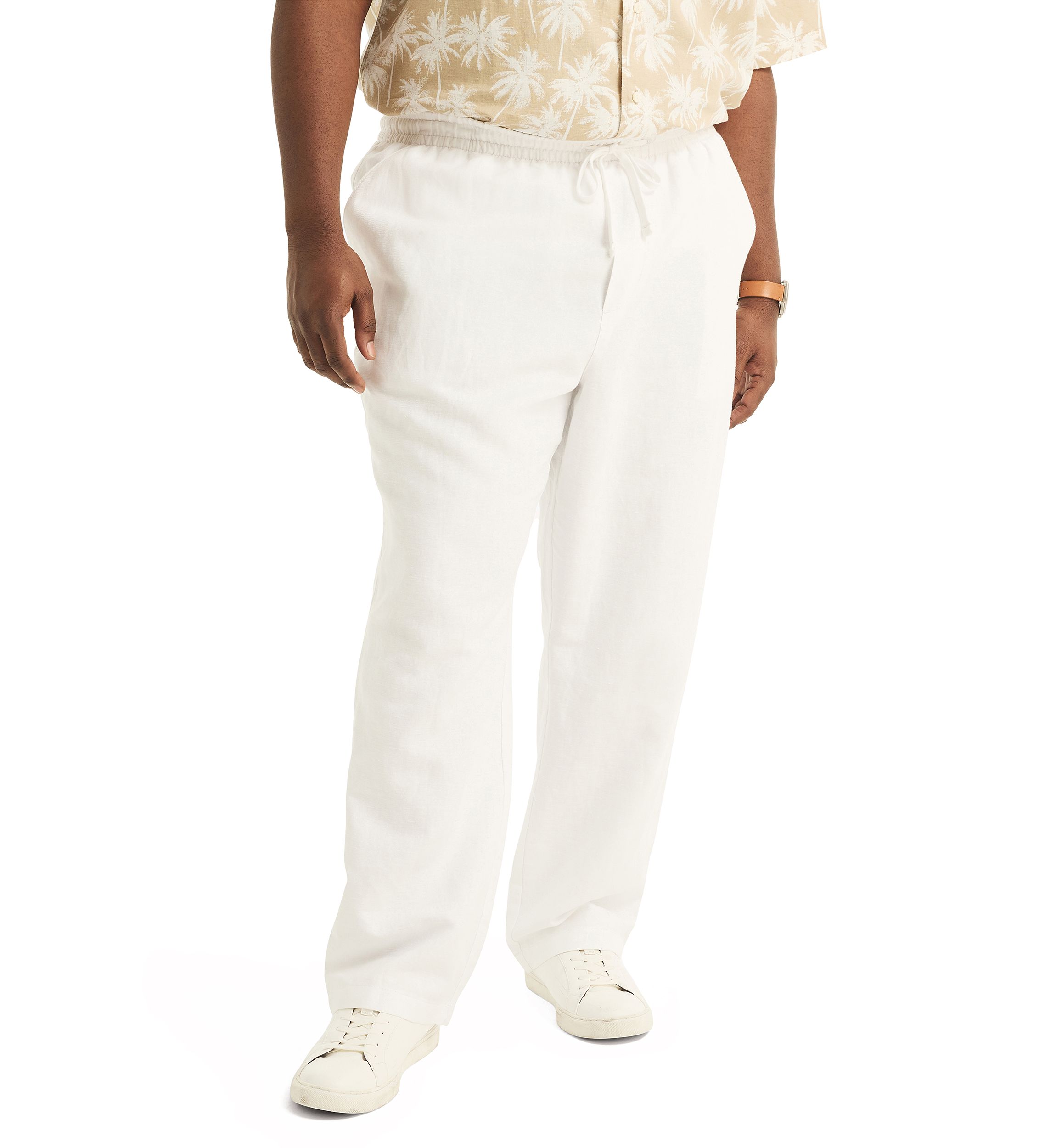 Big & Tall Linen Drawstring Pants