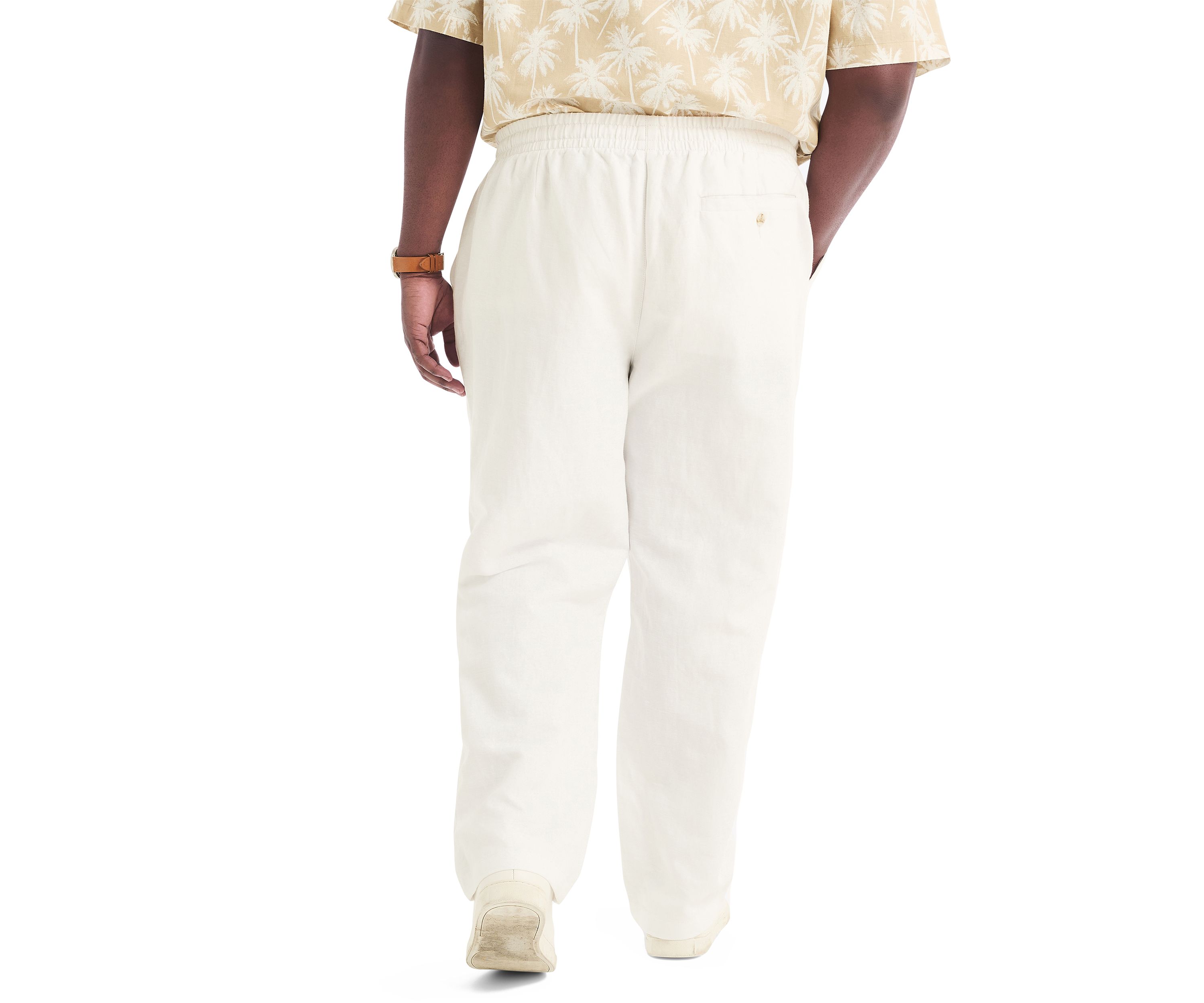 Big & Tall Linen Drawstring Pants