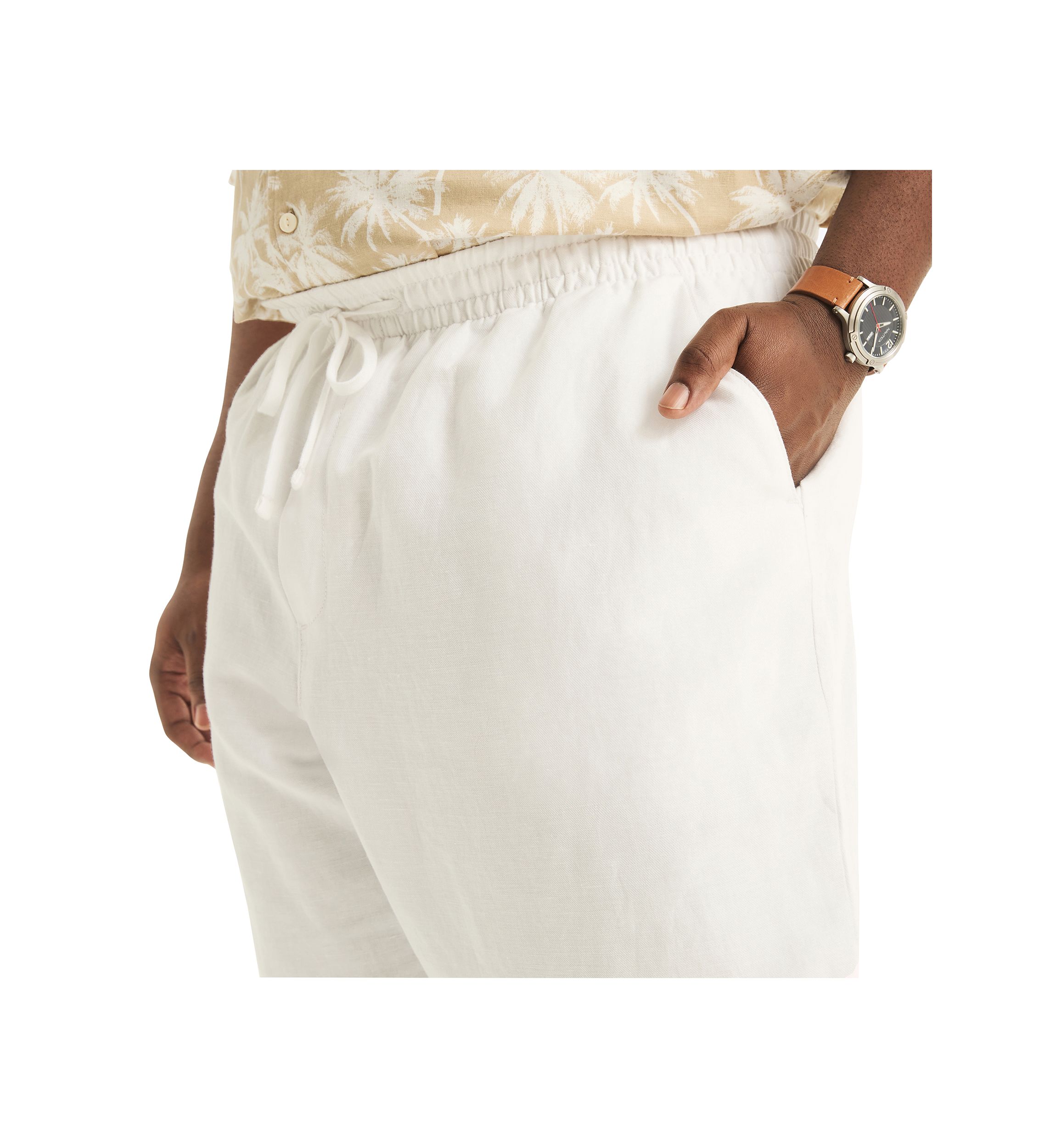 Big & Tall Linen Drawstring Pants