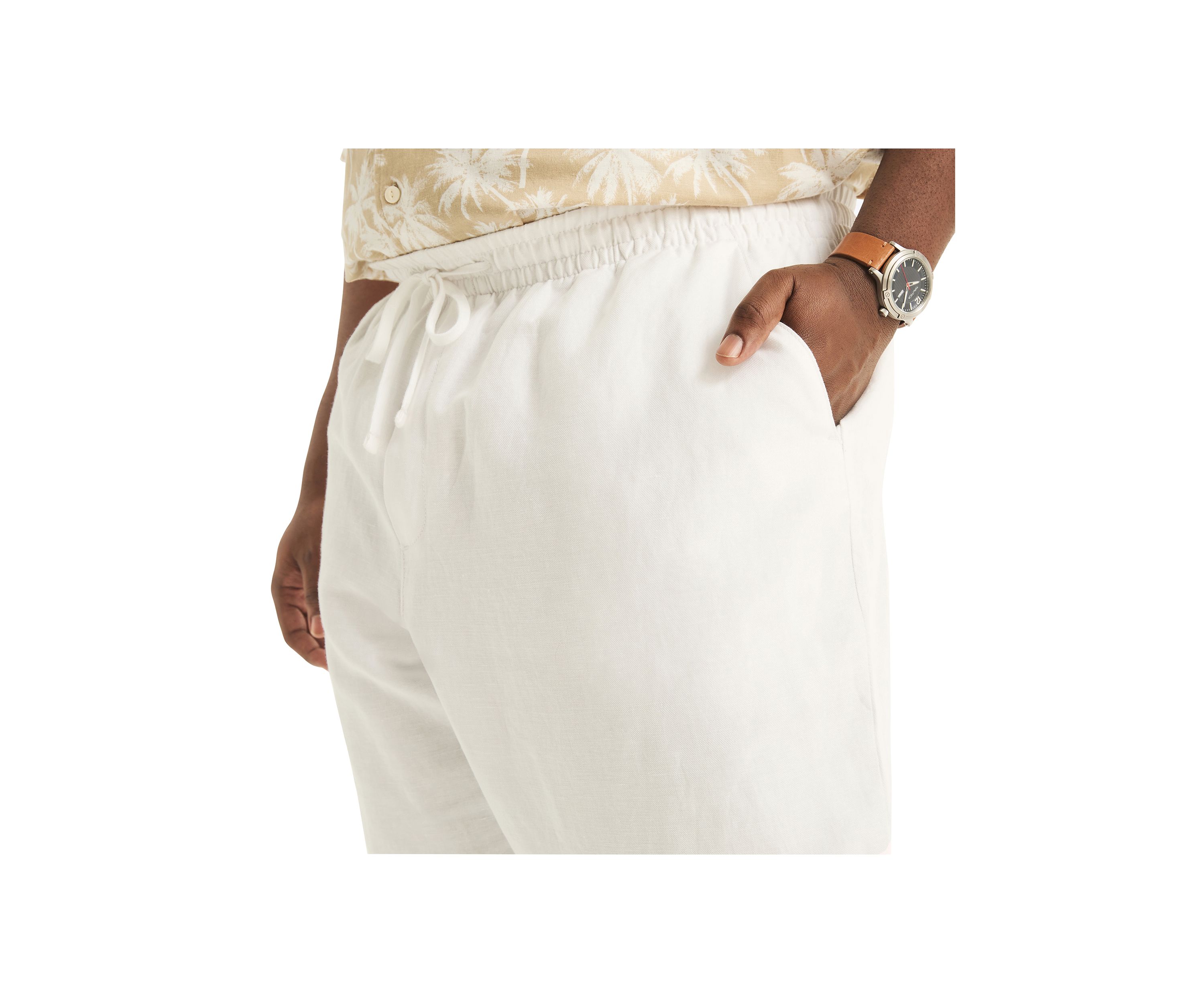 Big & Tall Linen Drawstring Pants