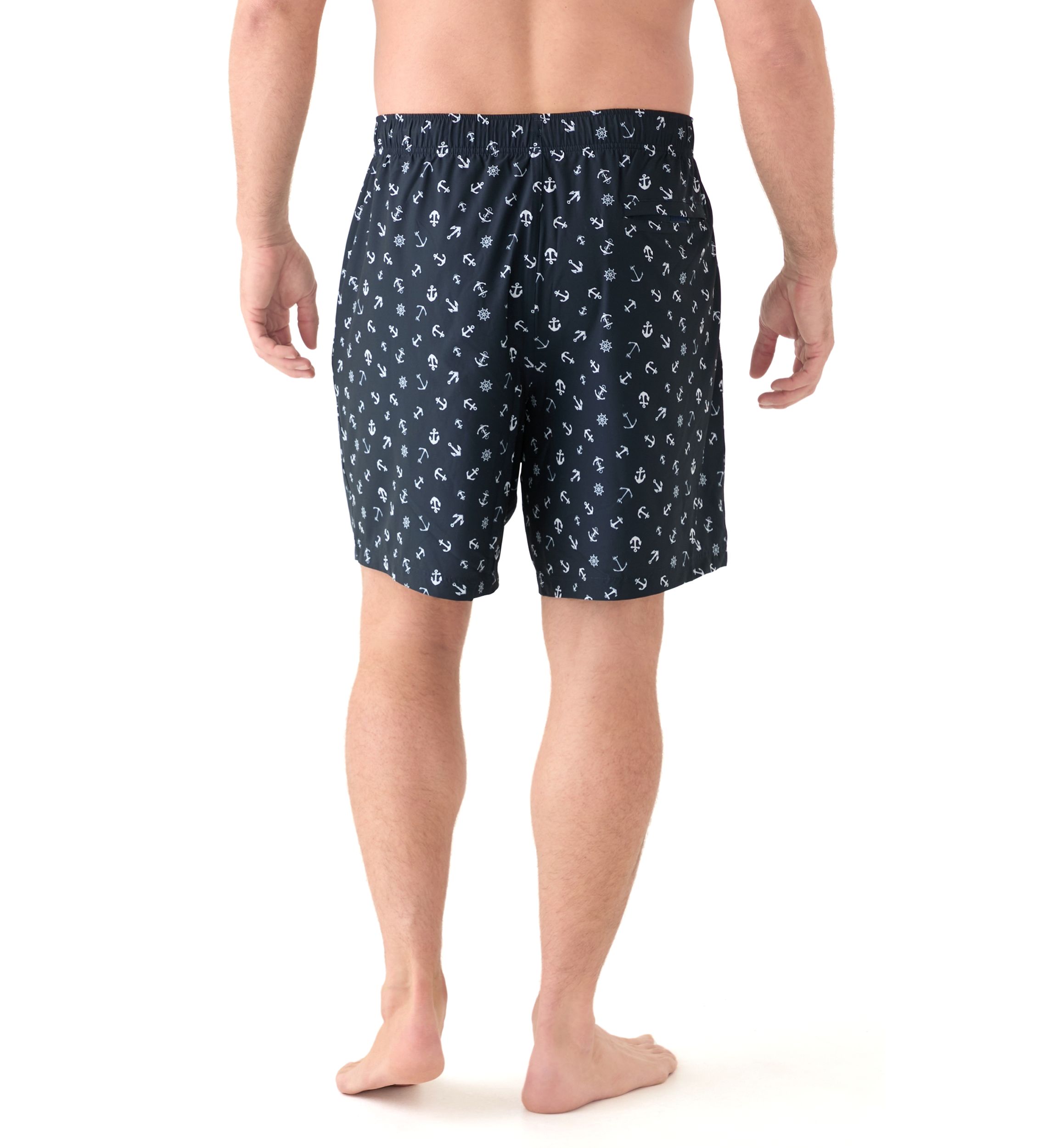 Big & Tall Printed Quick-Dry Swim Trunks