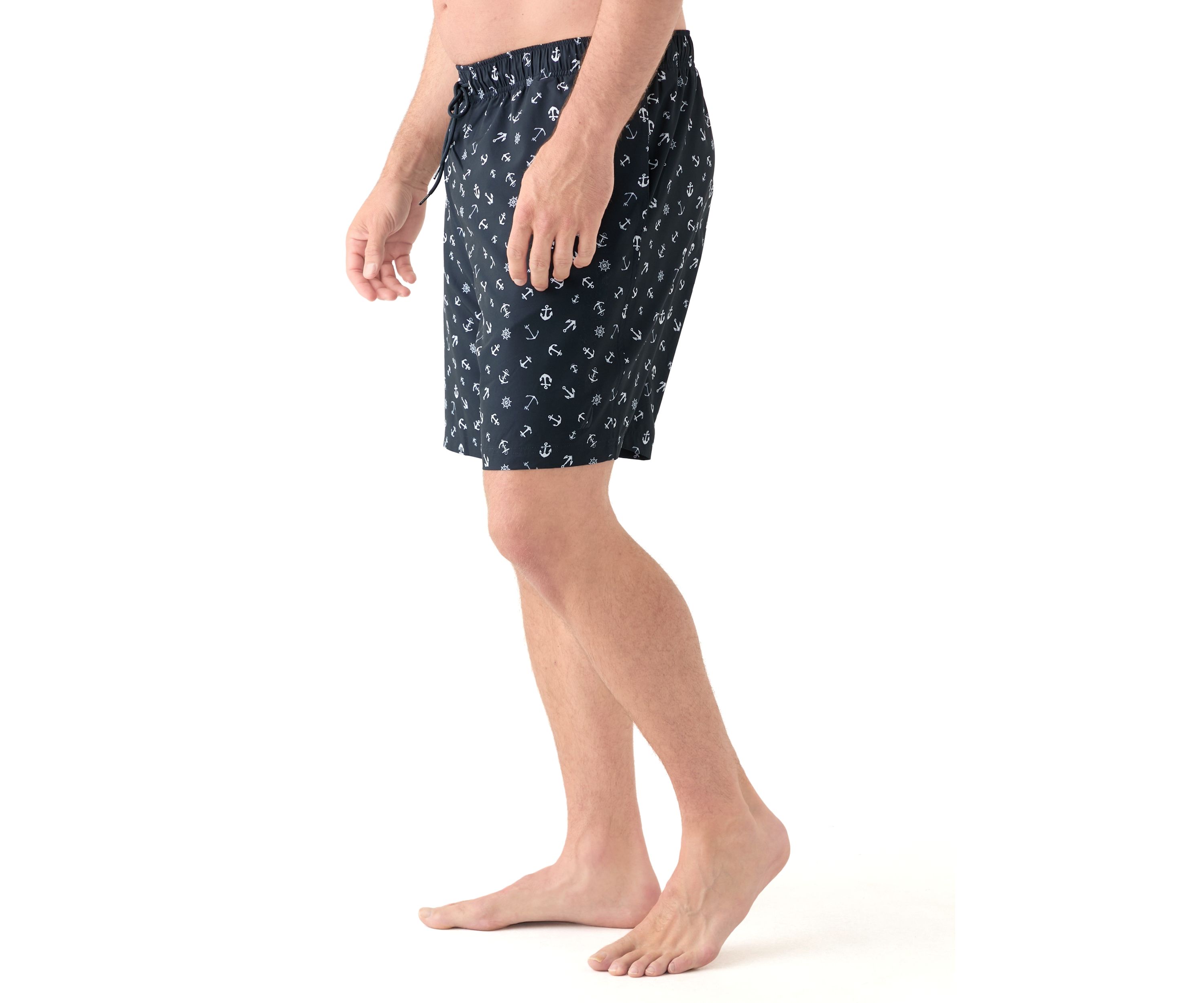 Big & Tall Printed Quick-Dry Swim Trunks