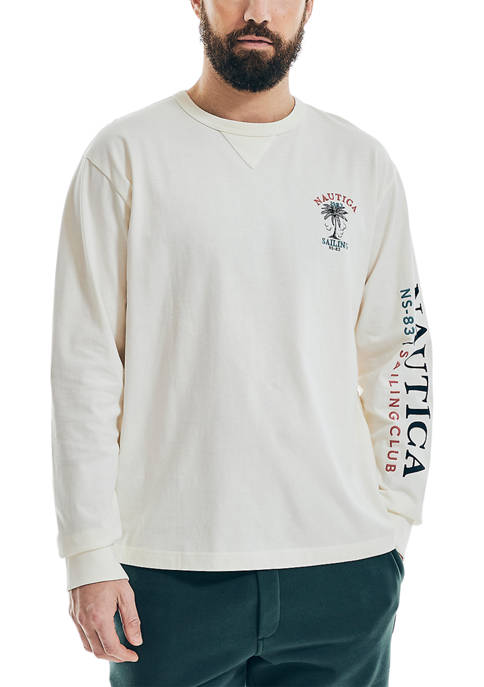 Nautica Long Sleeve Graphic T-Shirt