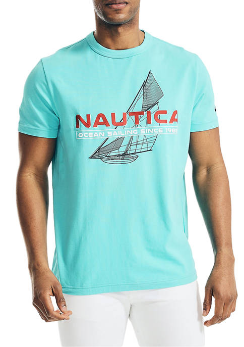Nautica Ocean Sailing Graphic T-Shirt