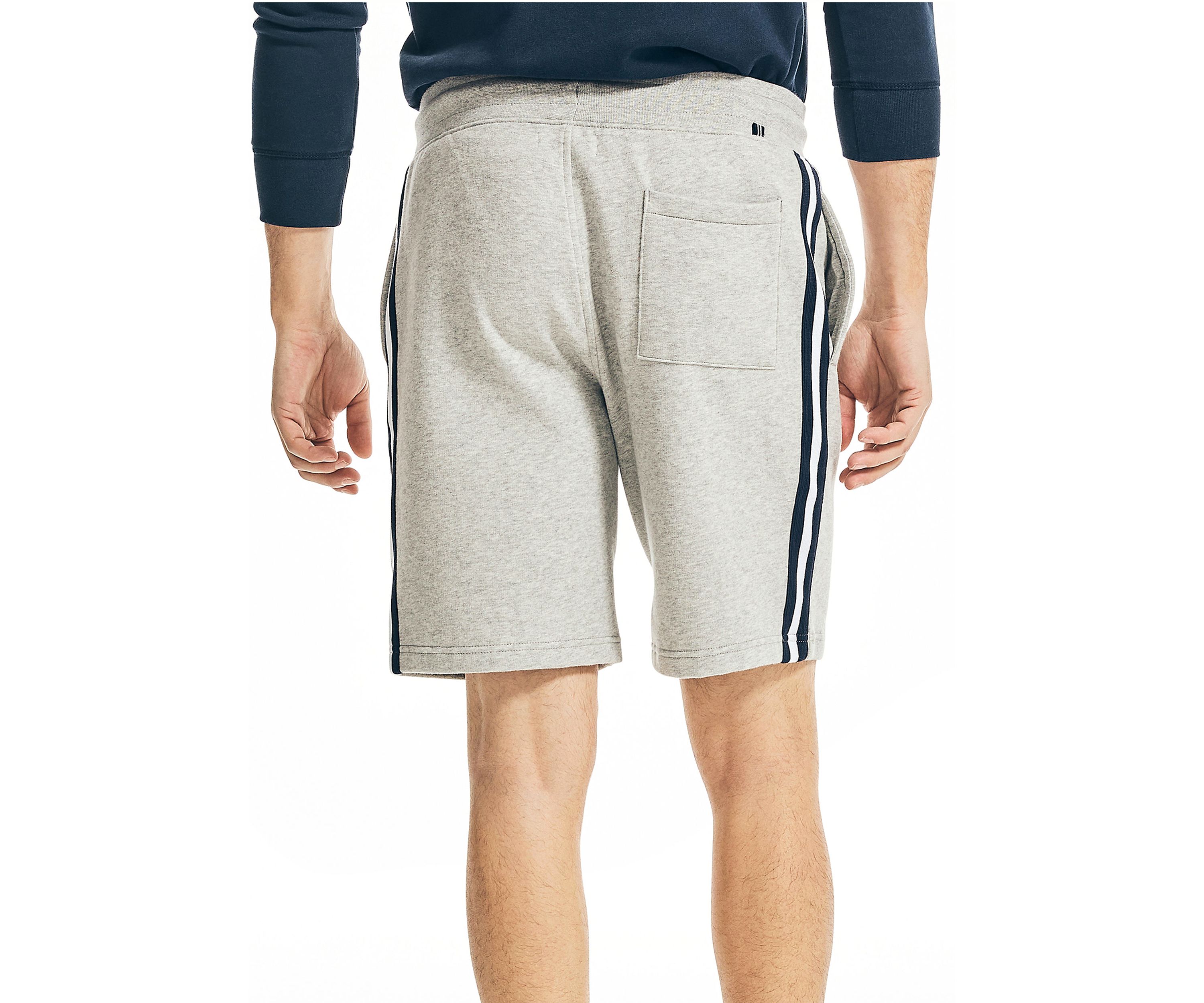 Side-Stripe Fleece Shorts