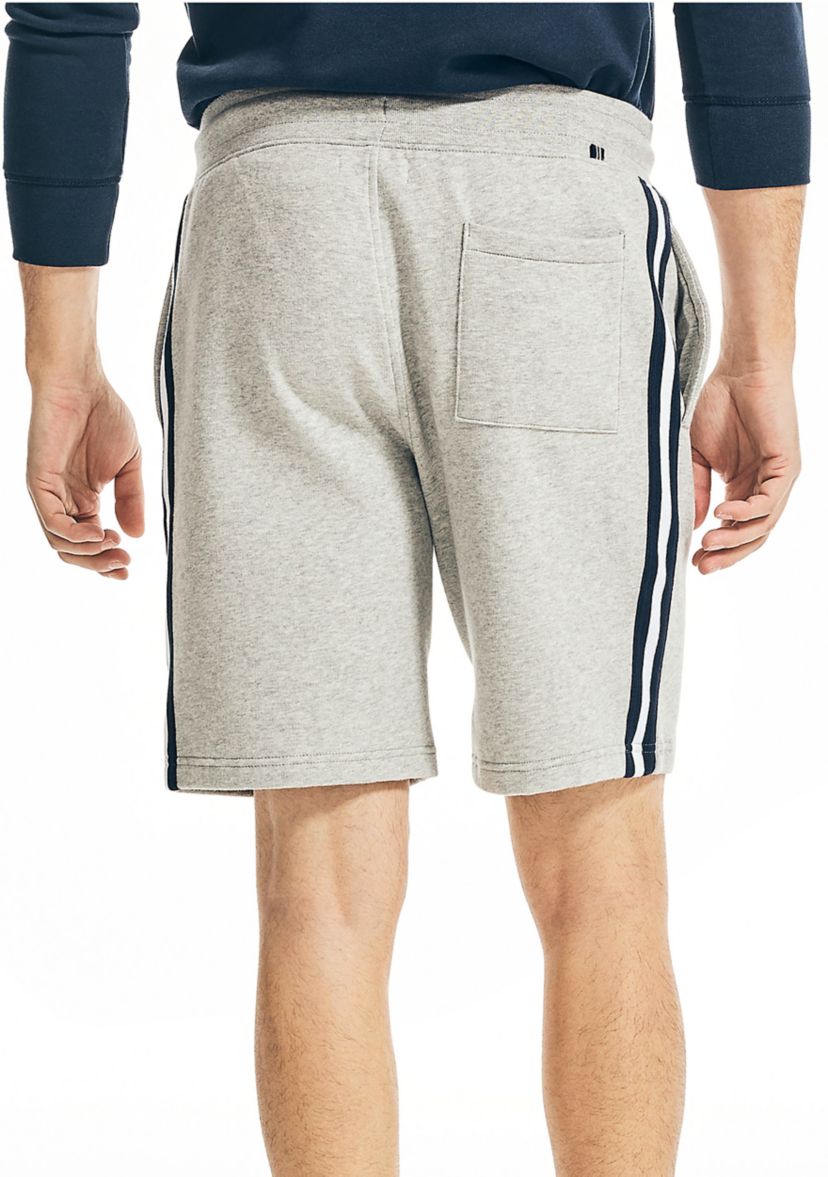 Side-Stripe Fleece Shorts