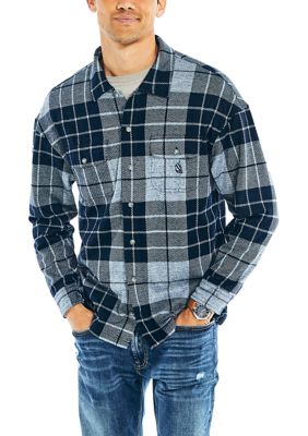 Jacquard Plaid Shirt