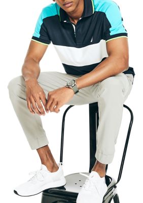 Navtech Sustainably Crafted Classic Fit Chest Stripe Polo Shirt