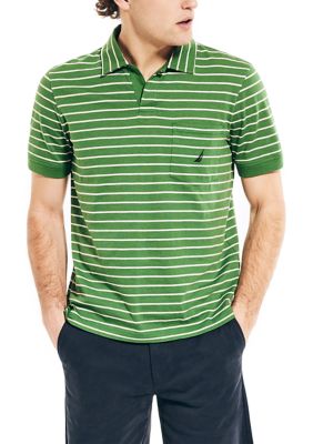 Sustainably Crafted Striped Polo Shirt