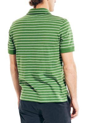Sustainably Crafted Striped Polo Shirt