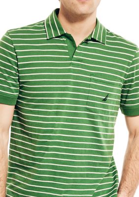 Sustainably Crafted Striped Polo Shirt