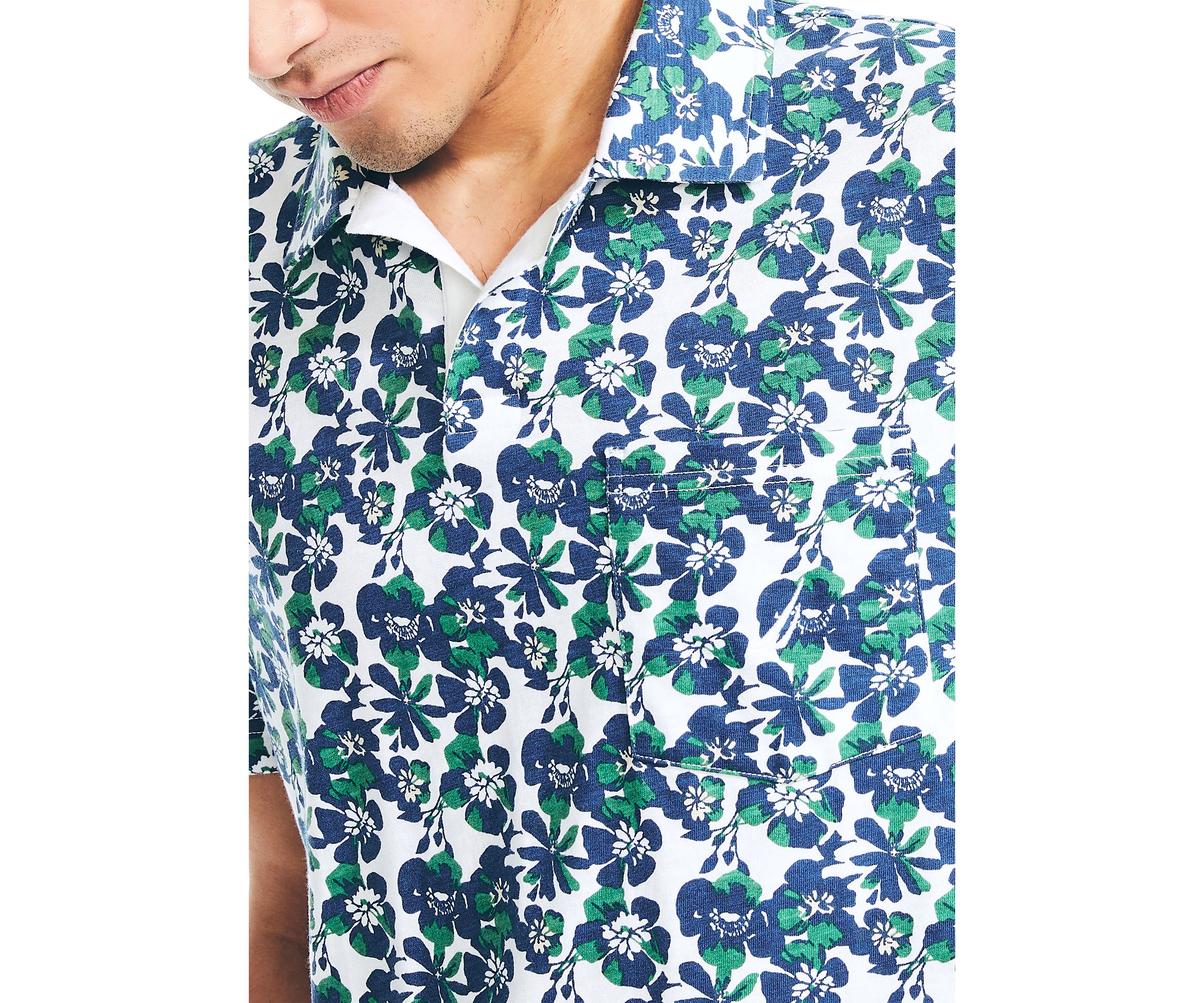 Sustainably Crafted Printed Polo Shirt