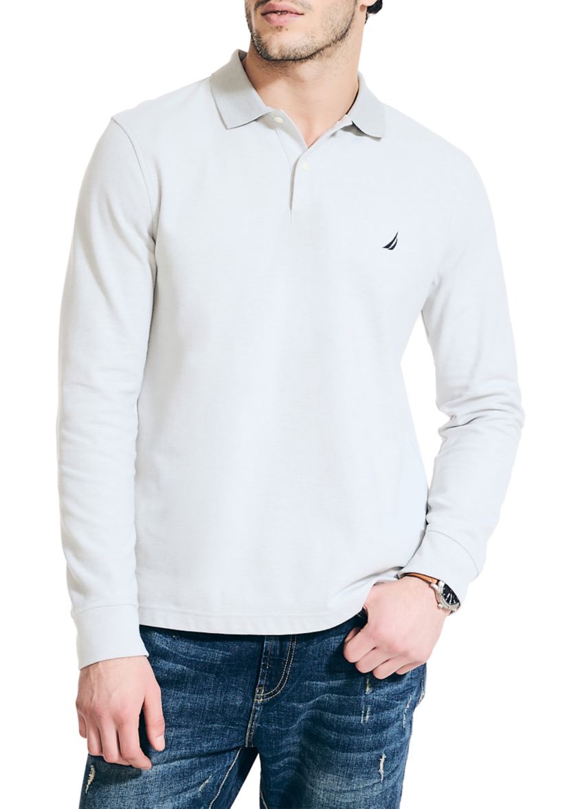 Sustainably Crafted Classic Fit Long Sleeve Deck Polo Shirt