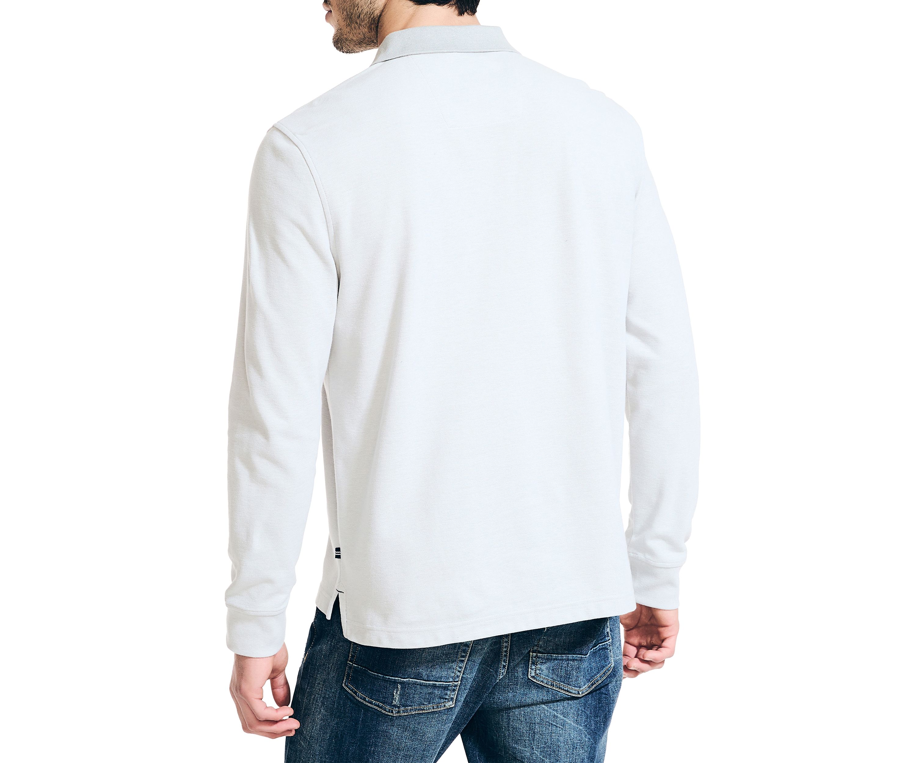 Sustainably Crafted Classic Fit Long Sleeve Deck Polo Shirt