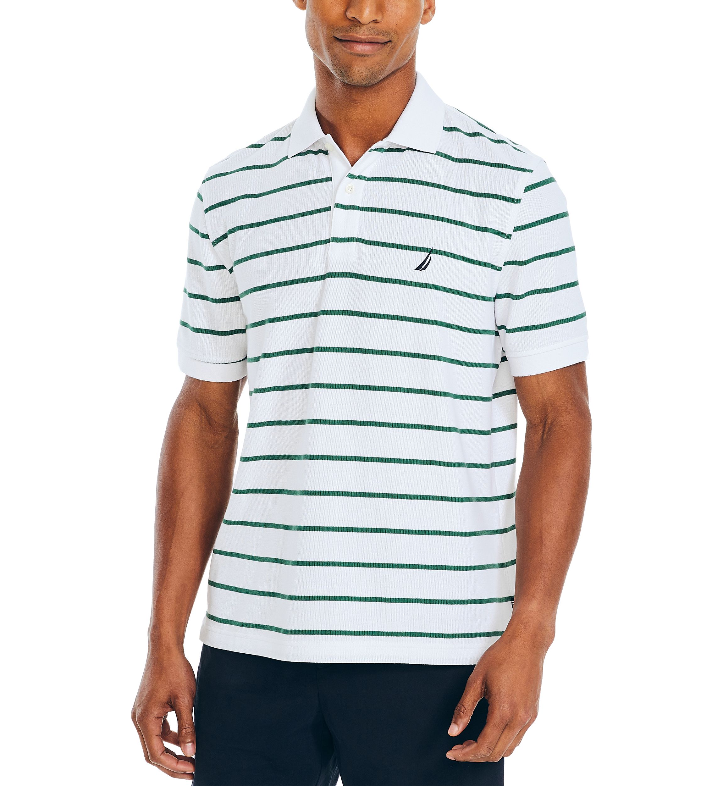 Sustainably Crafted Classic Fit Striped Deck Polo Shirt