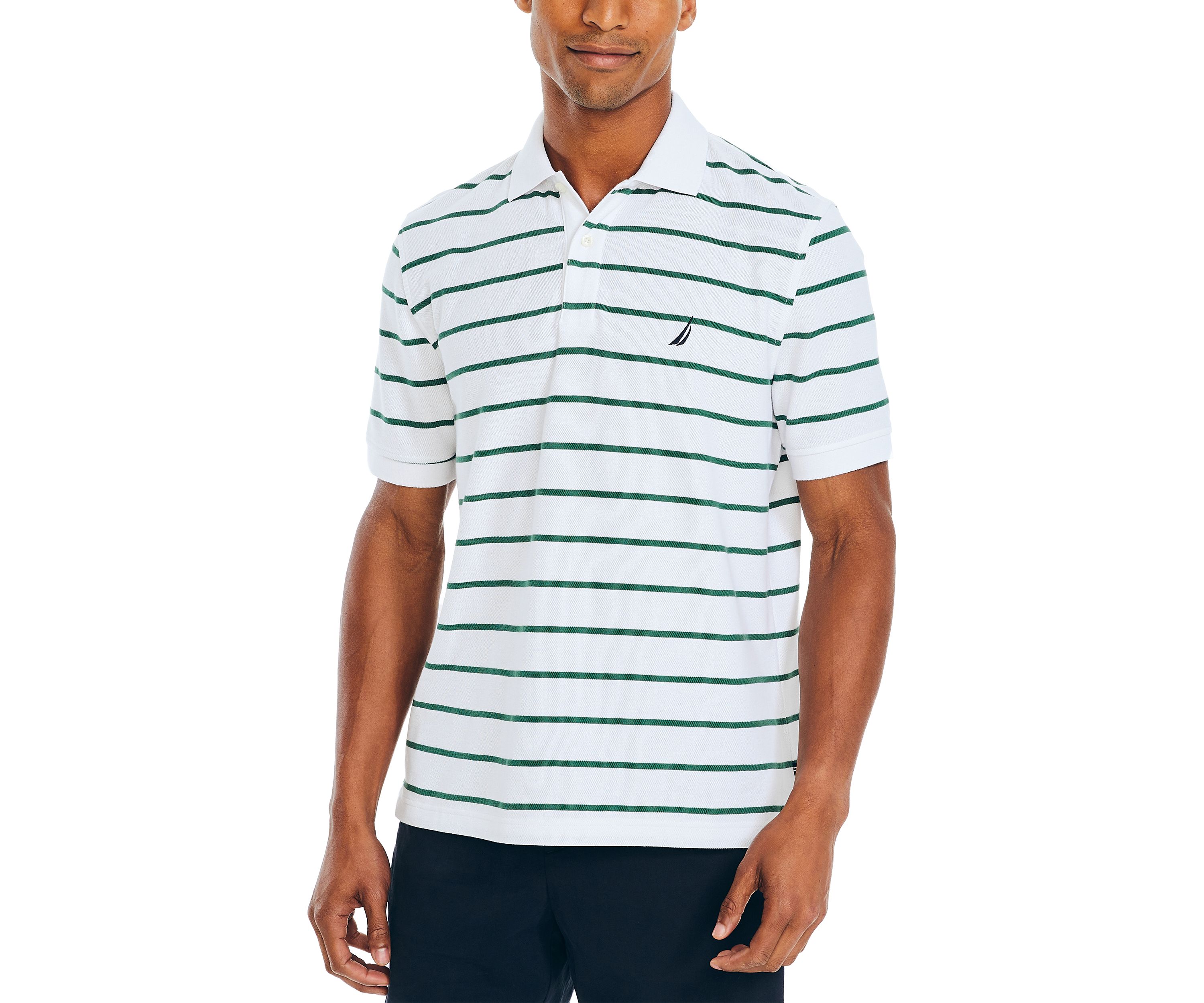 Sustainably Crafted Classic Fit Striped Deck Polo Shirt