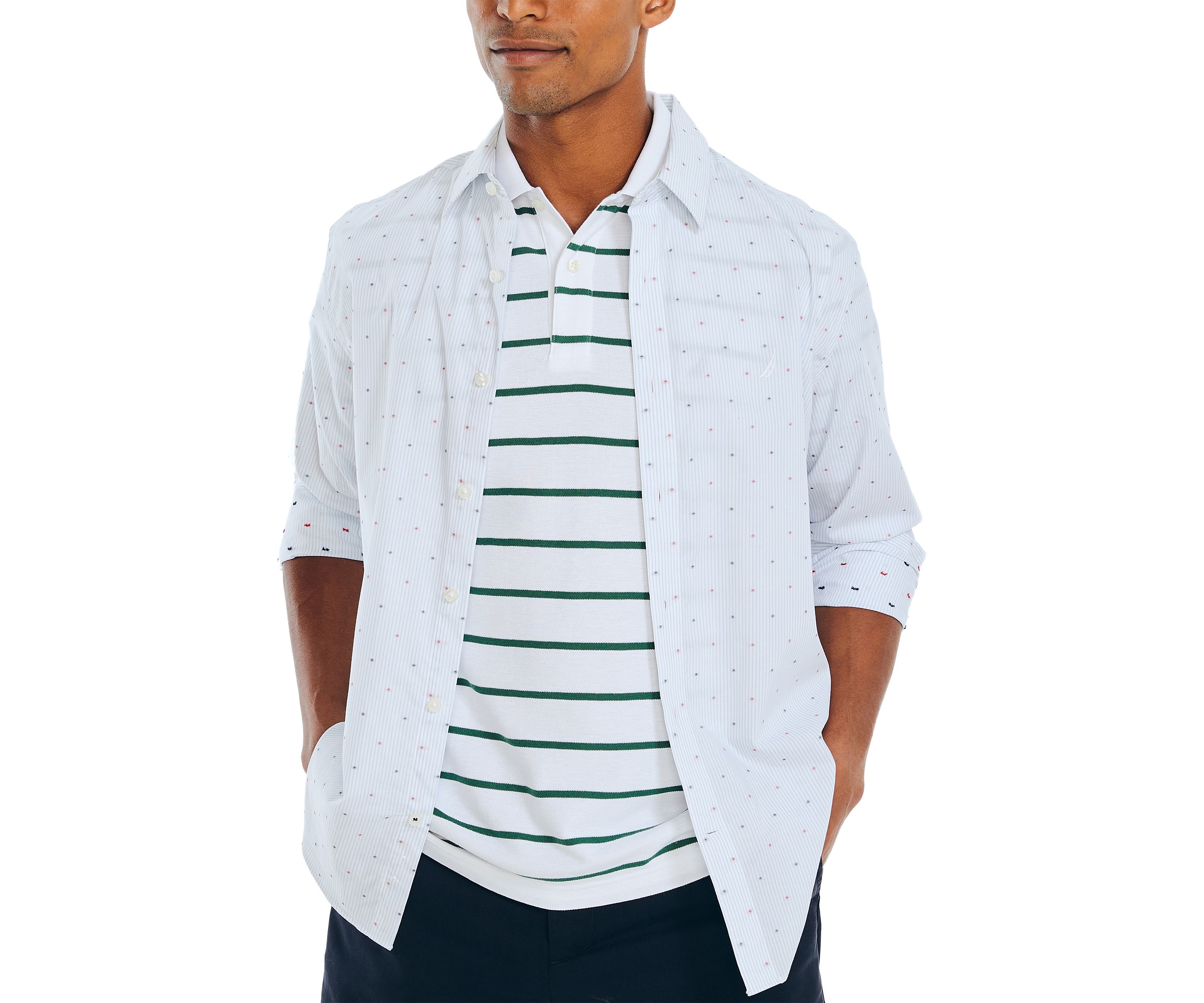 Sustainably Crafted Classic Fit Striped Deck Polo Shirt