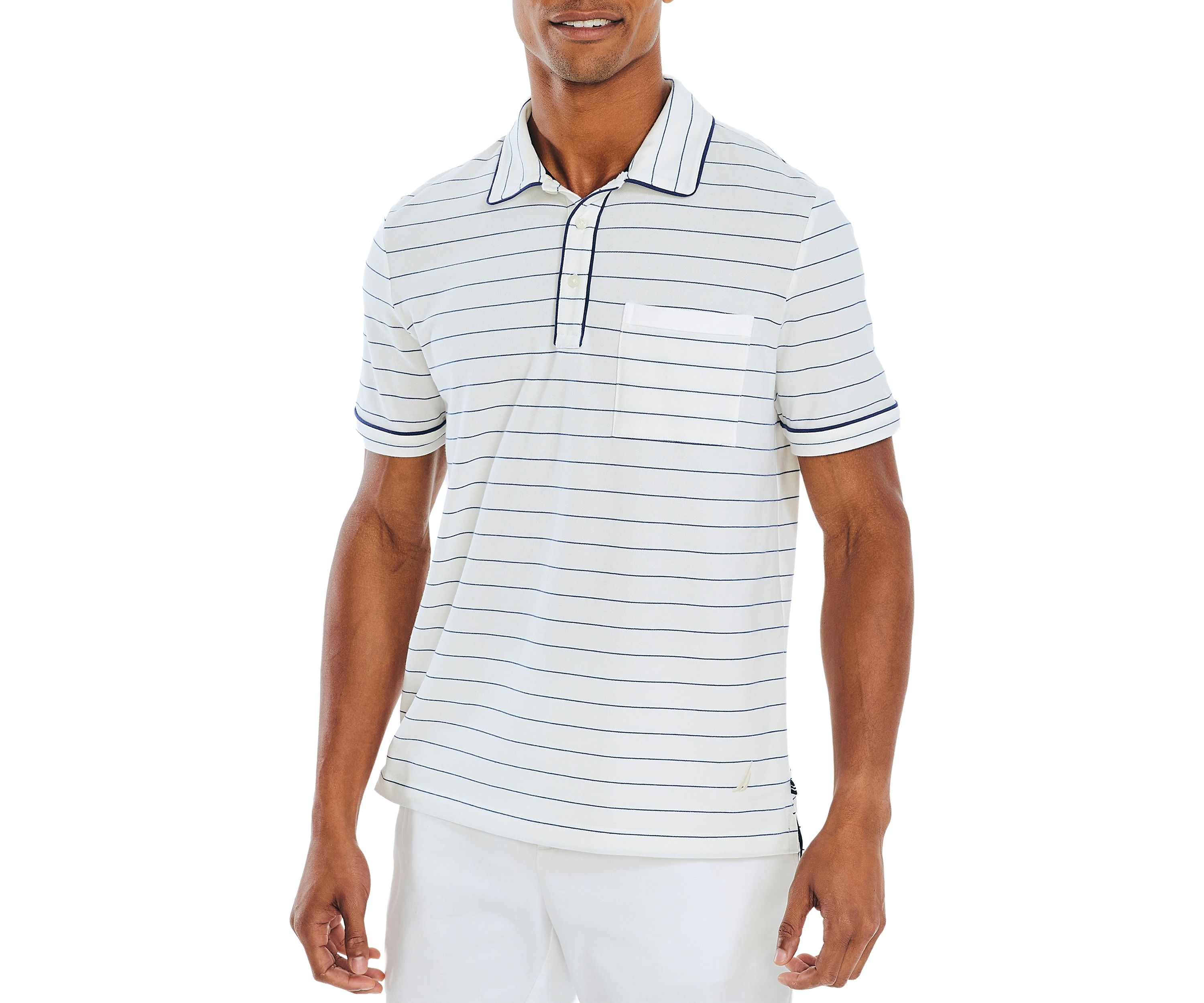 Sustainably Crafted Classic Fit Striped Polo Shirt