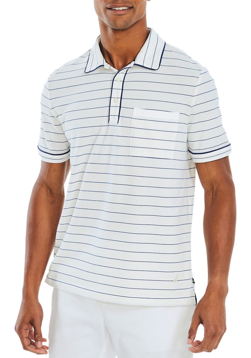 Sustainably Crafted Classic Fit Striped Polo Shirt