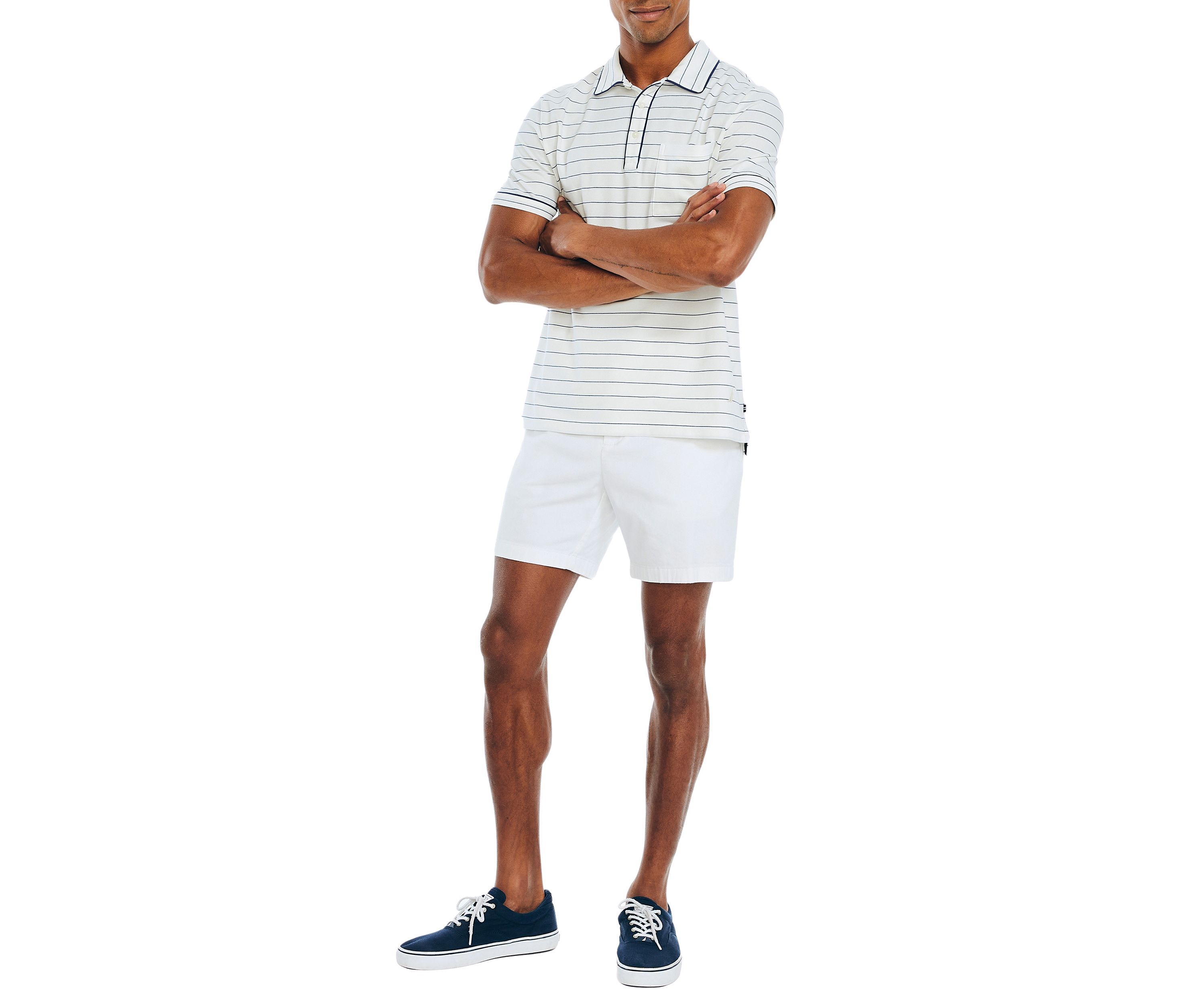 Sustainably Crafted Classic Fit Striped Polo Shirt