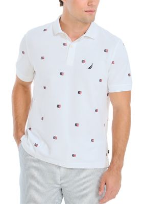 Sustainably Crafted Classic Fit Printed Polo Shirt