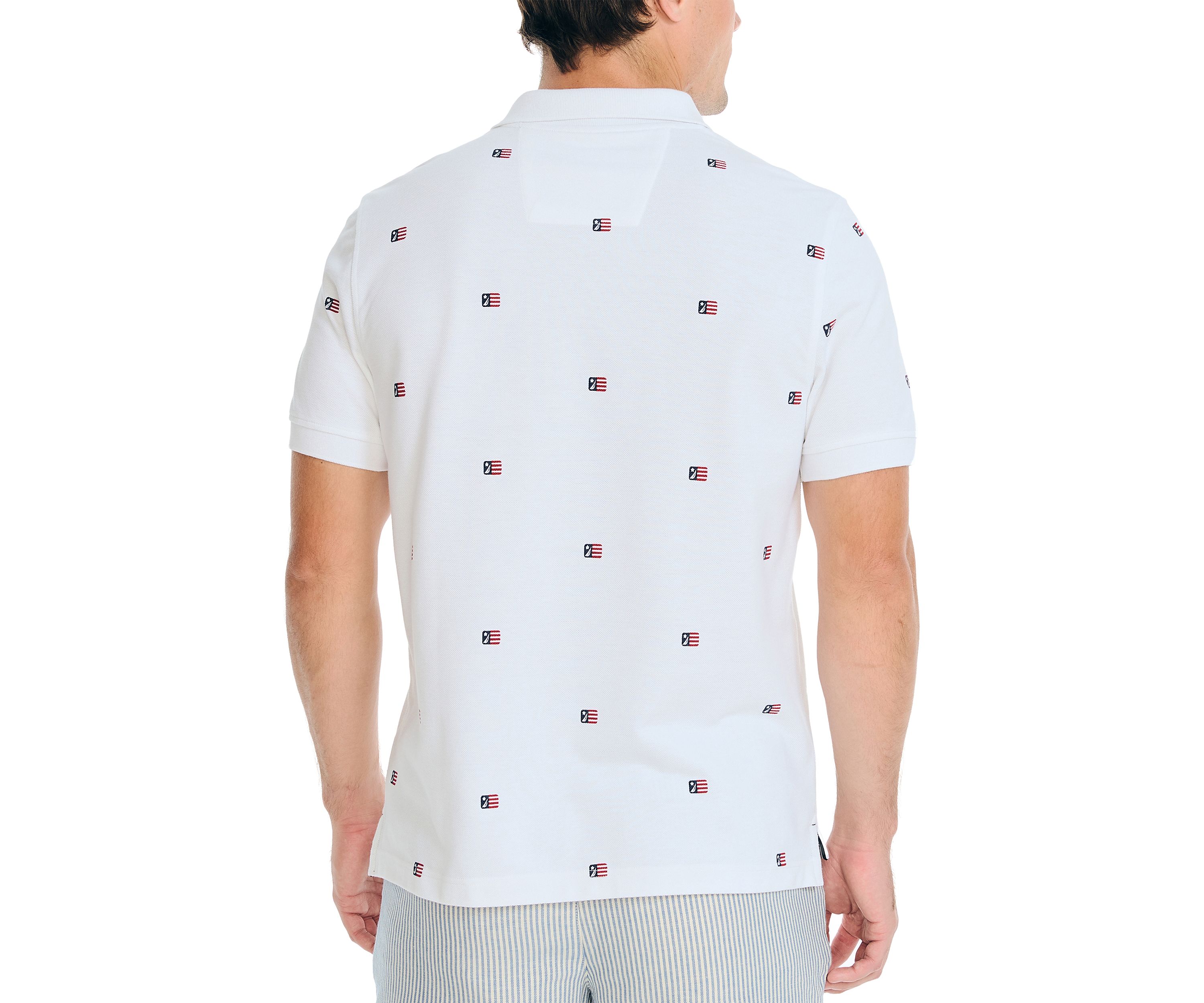 Sustainably Crafted Classic Fit Printed Polo Shirt