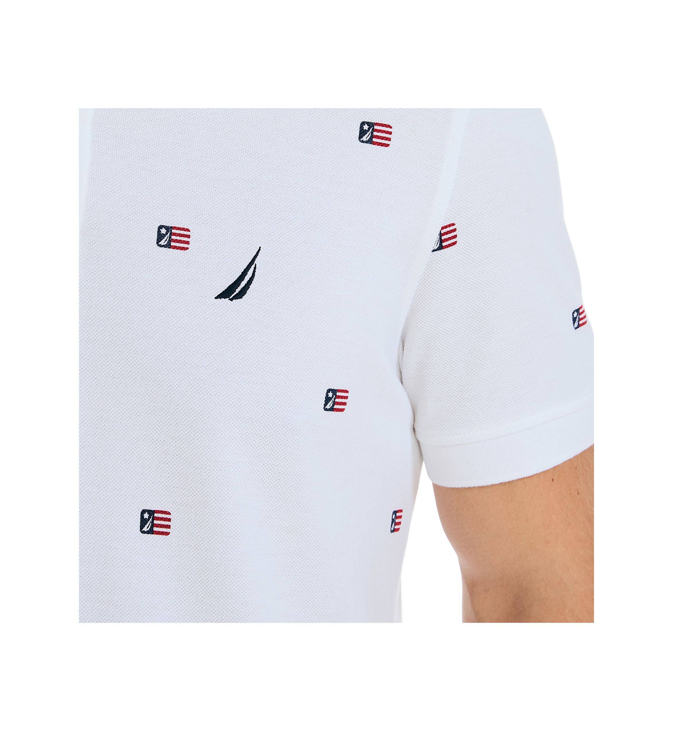 Sustainably Crafted Classic Fit Printed Polo Shirt
