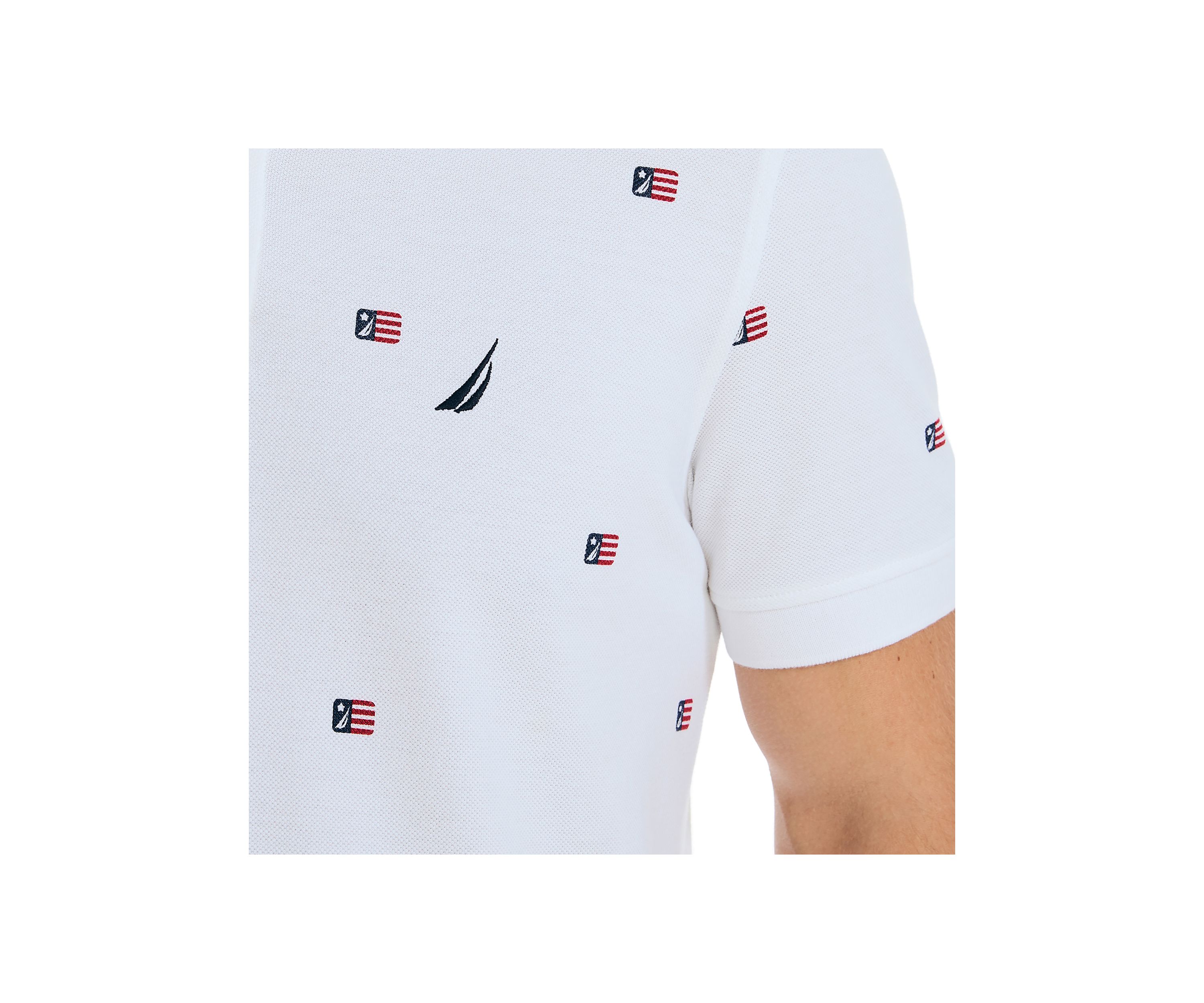 Sustainably Crafted Classic Fit Printed Polo Shirt