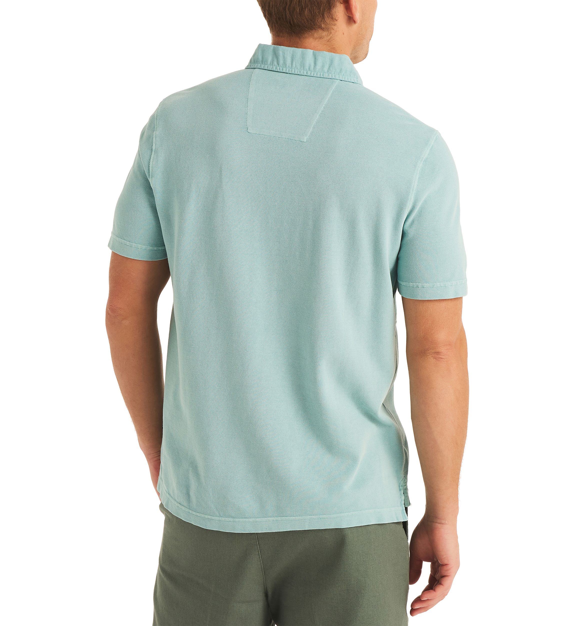 Classic Fit Pieced Polo Shirt