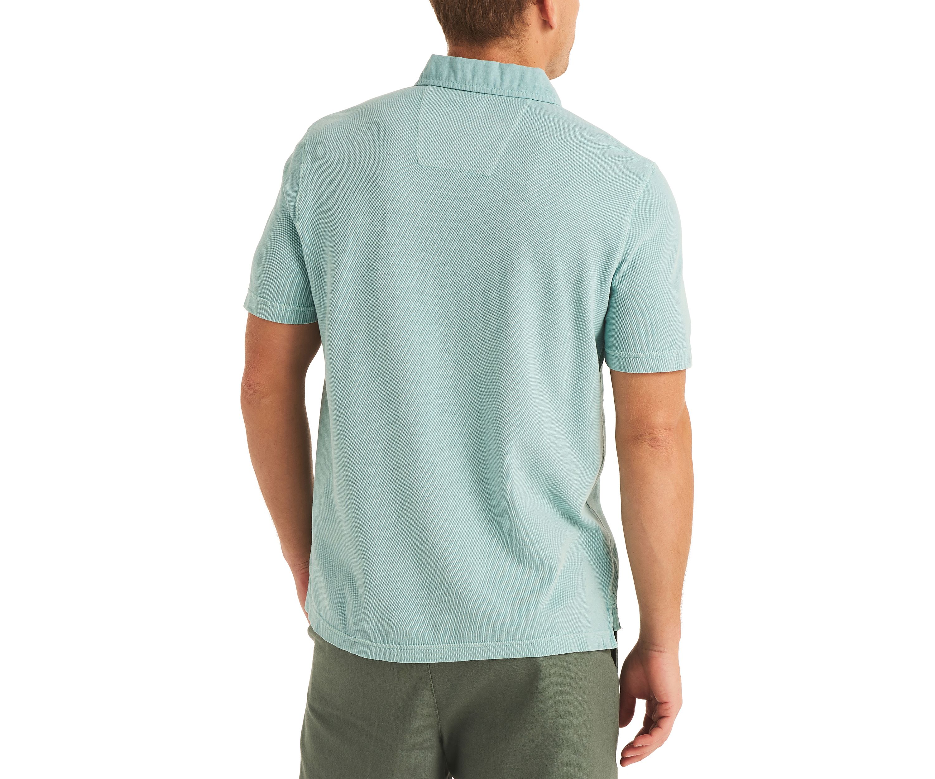 Classic Fit Pieced Polo Shirt