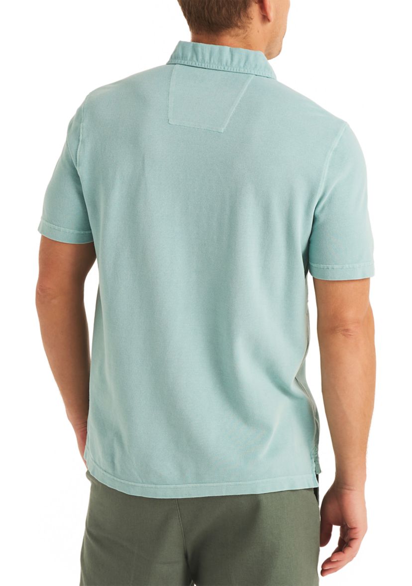Classic Fit Pieced Polo Shirt