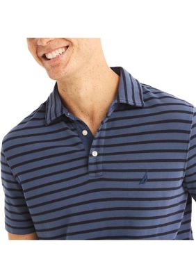 Classic Fit Striped Polo Shirt