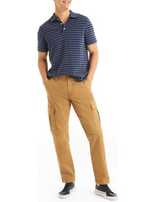 Classic Fit Striped Polo Shirt