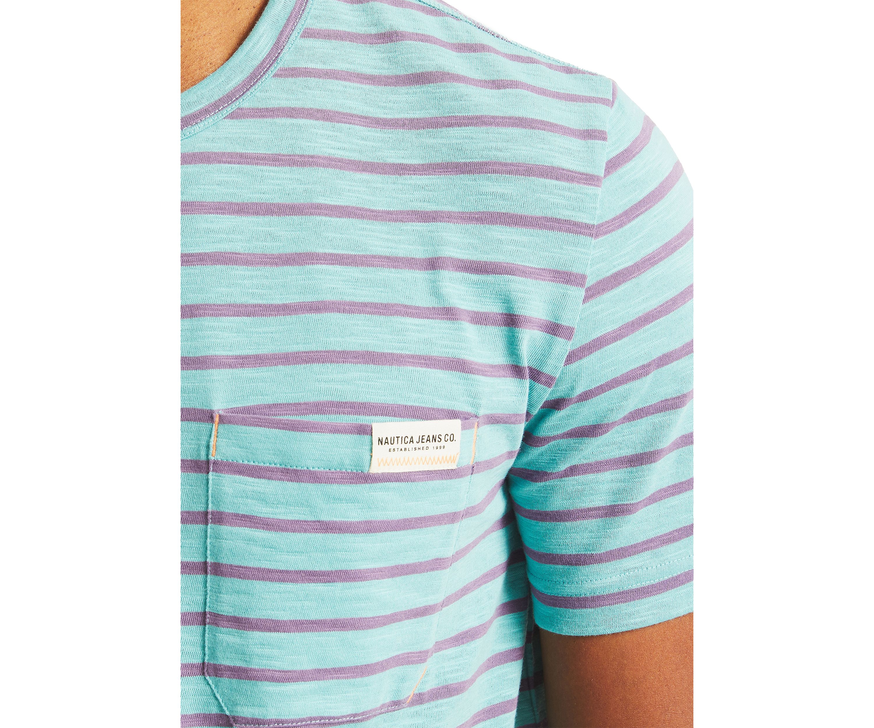 Jeans Co. Striped Crew Neck T-Shirt