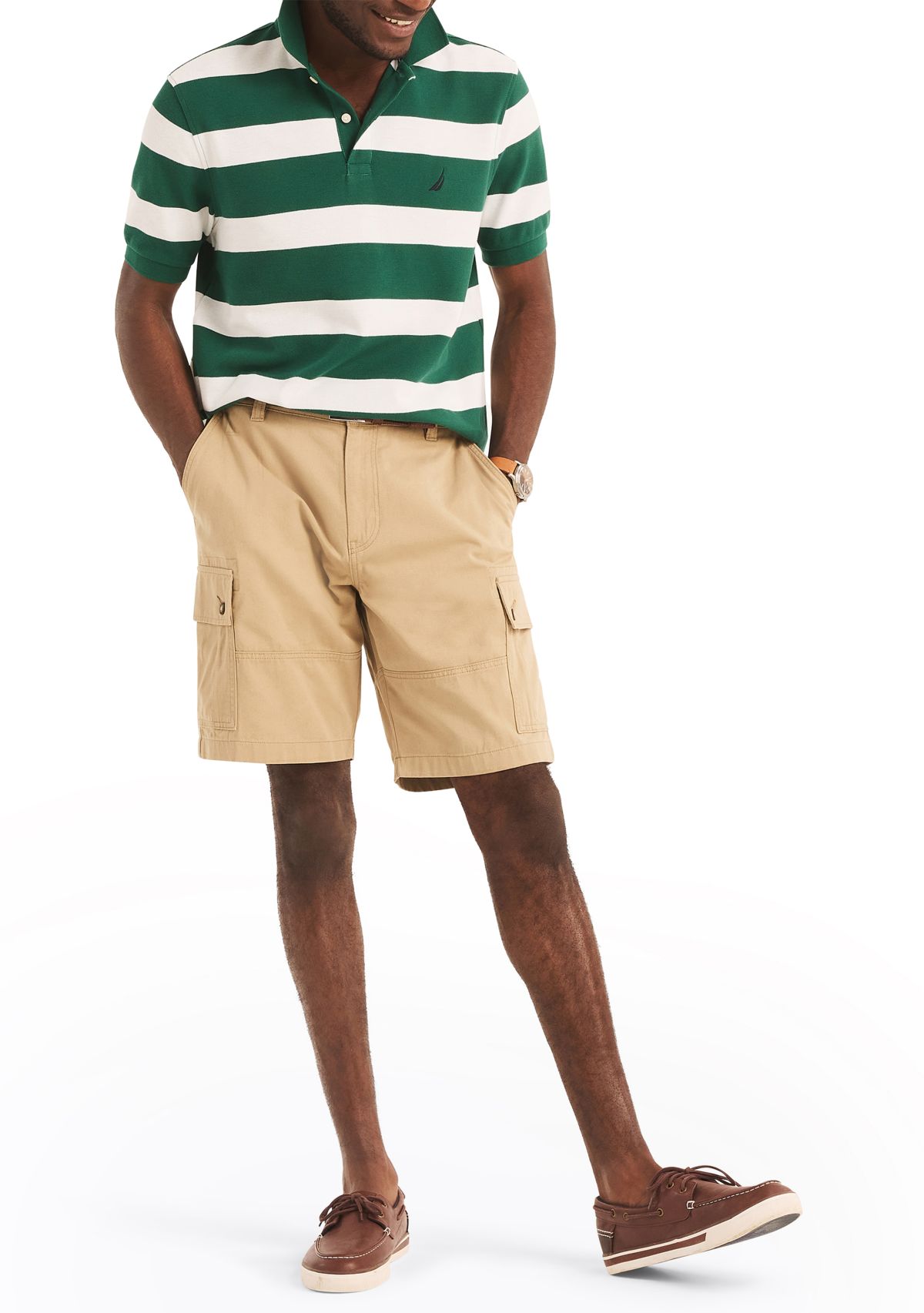 Sustainably Crafted Classic Fit Striped Deck Polo Shirt