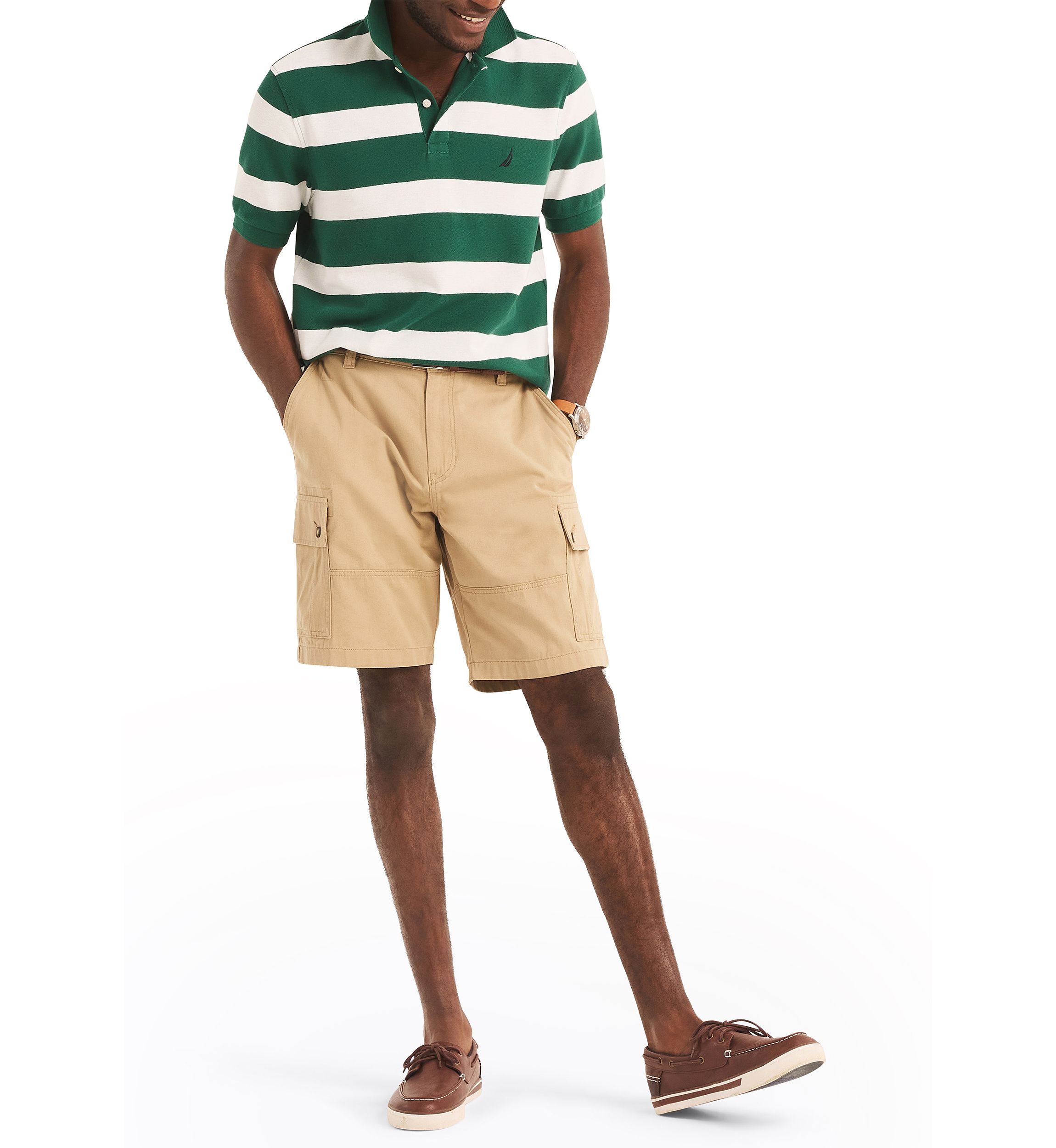 Sustainably Crafted Classic Fit Striped Deck Polo Shirt