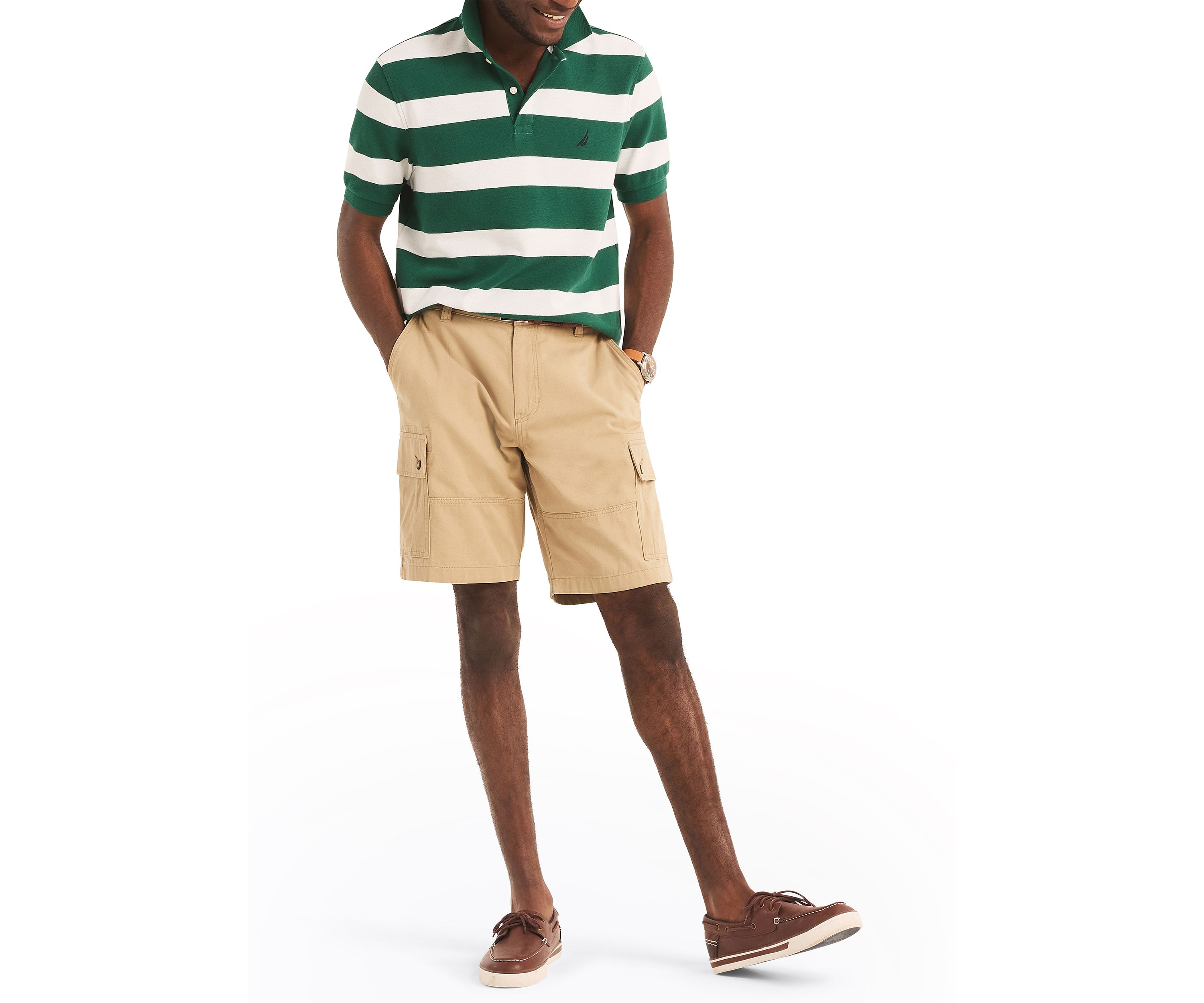 Sustainably Crafted Classic Fit Striped Deck Polo Shirt
