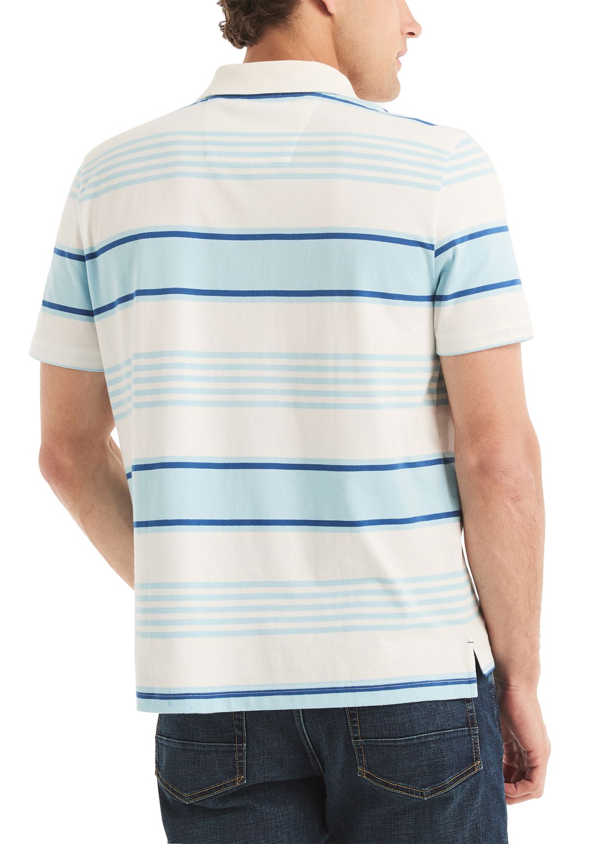 Sustainably Crafted Classic Fit Striped Polo Shirt
