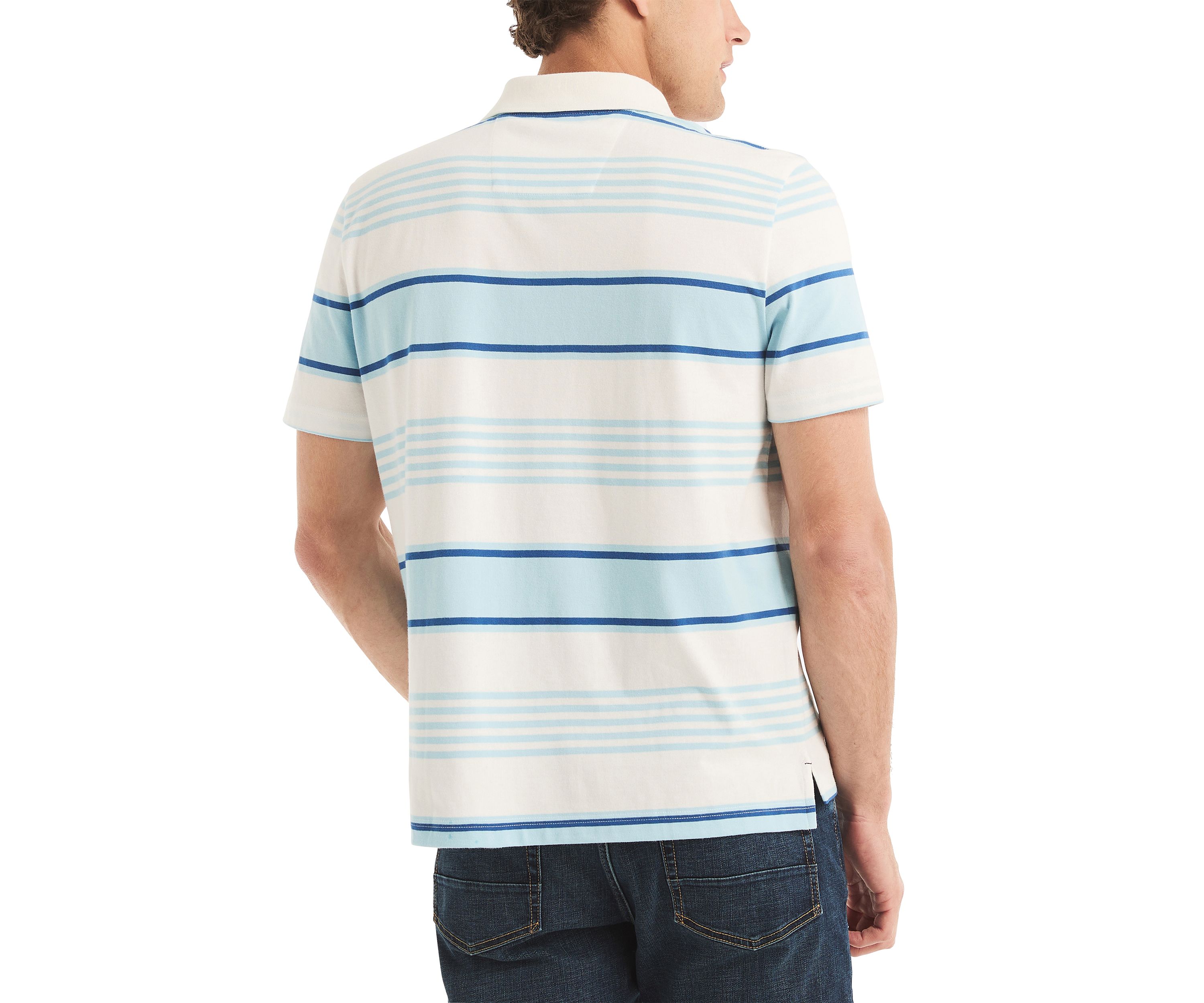 Sustainably Crafted Classic Fit Striped Polo Shirt